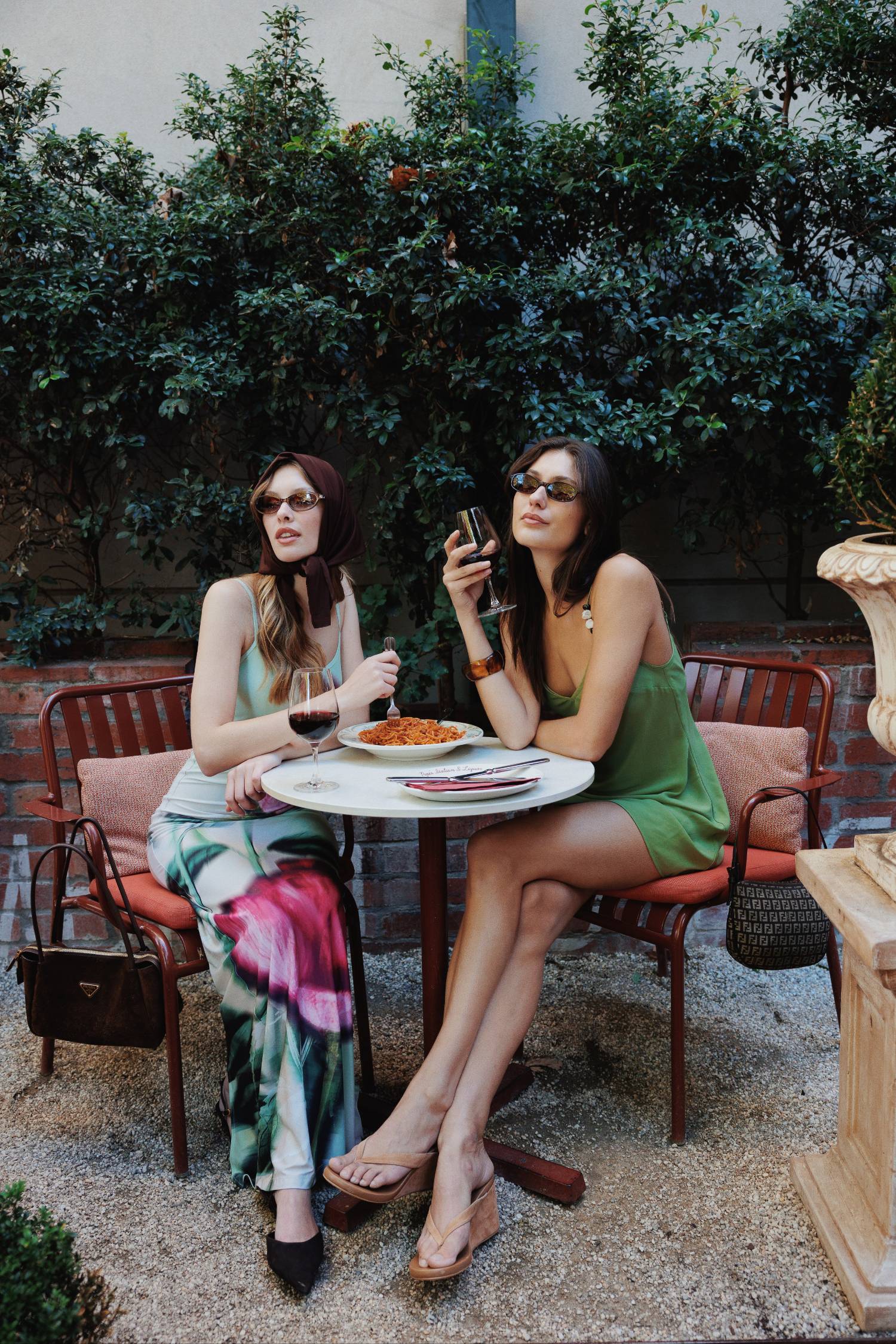 Slip Dress | Lime Floral