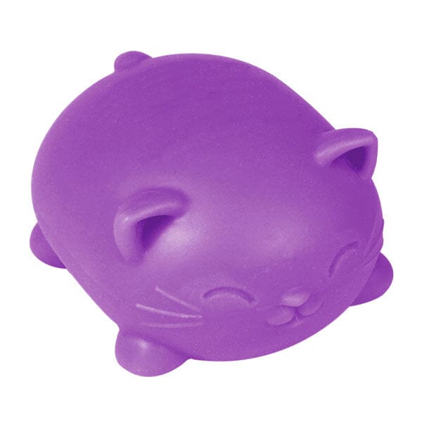 Nee Doh® Teenie Cool Cats Squishy Fidget Stress Ball Toys (4pc) Colors Ship Assorted