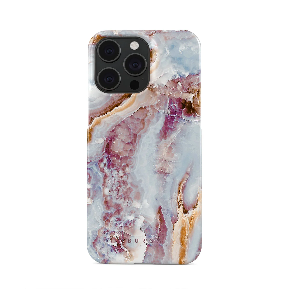 Frozen Leaves - Cute Marble iPhone 15 Pro ケース
