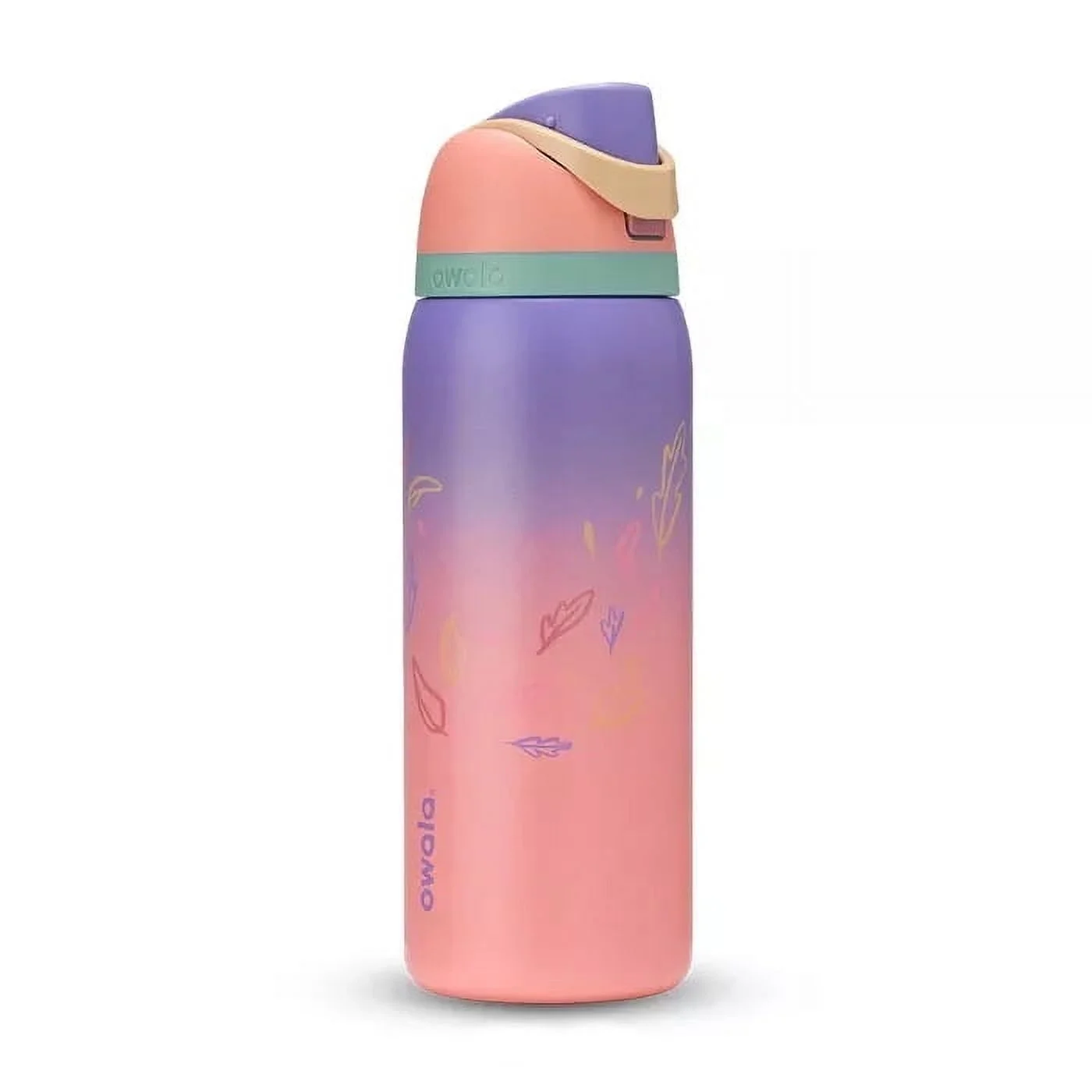 Owala FreeSip Stainless Steel Water Bottle / 32oz / Color: Colors of the Wind