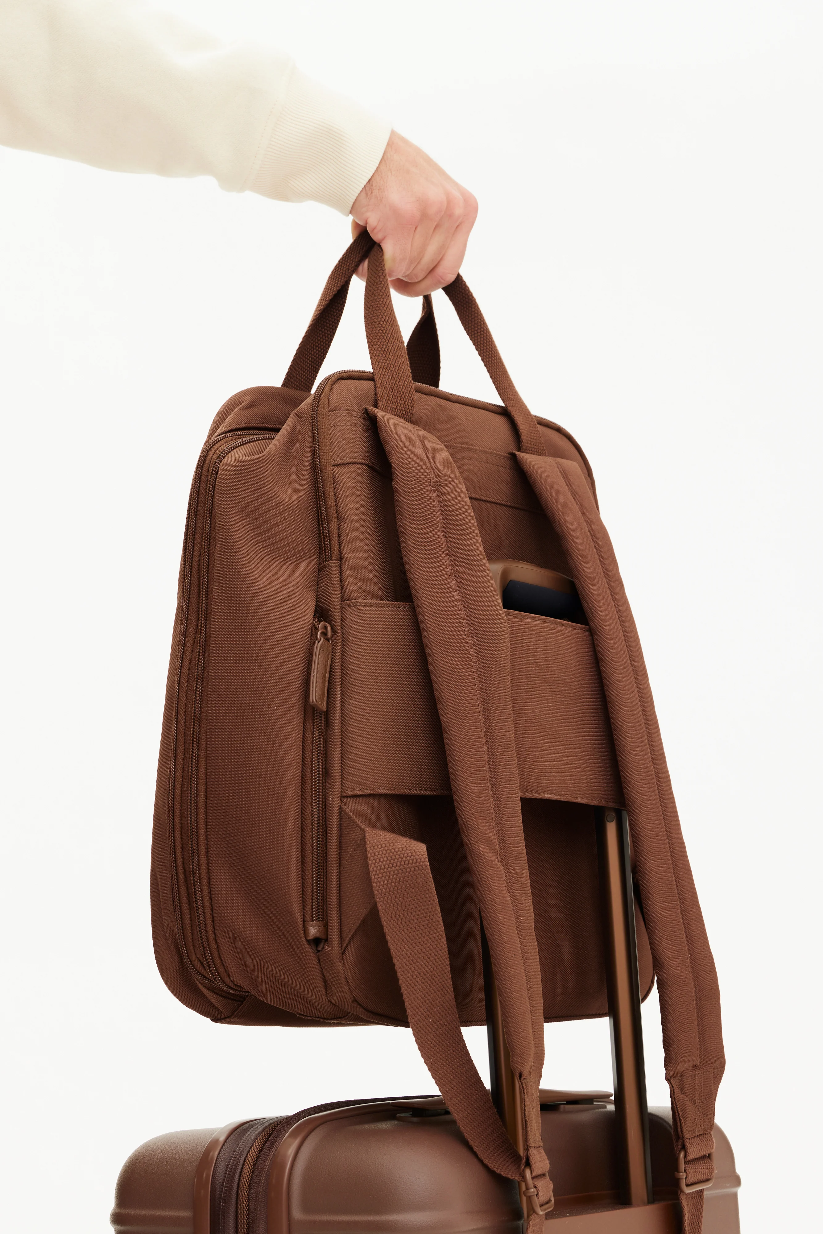 BEIS 'The Expandable Backpack in Maple