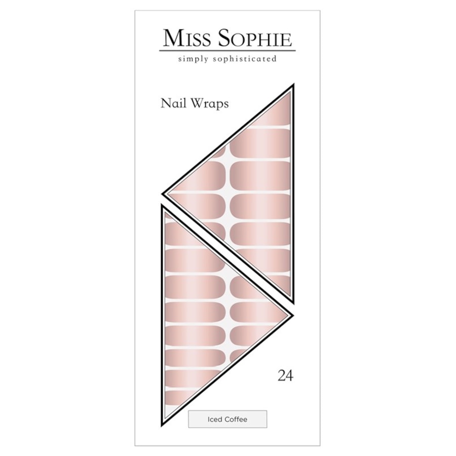 Miss Sophie Folie do paznokci Nail Wraps Iced Coffee