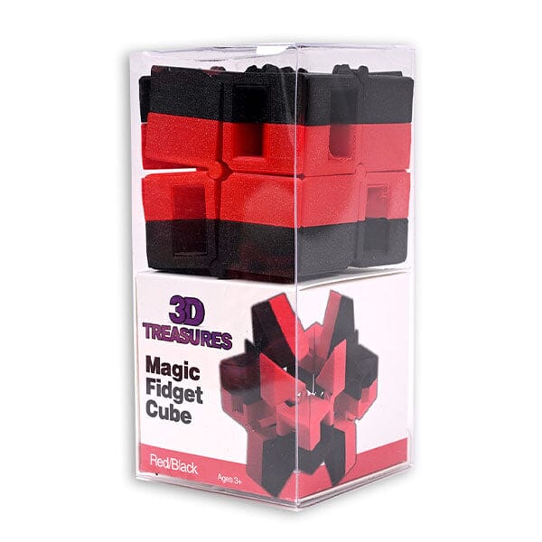 3D Treasures 3D-Printed Magic Cube Fidget Toy (1pc) Multiple Colors