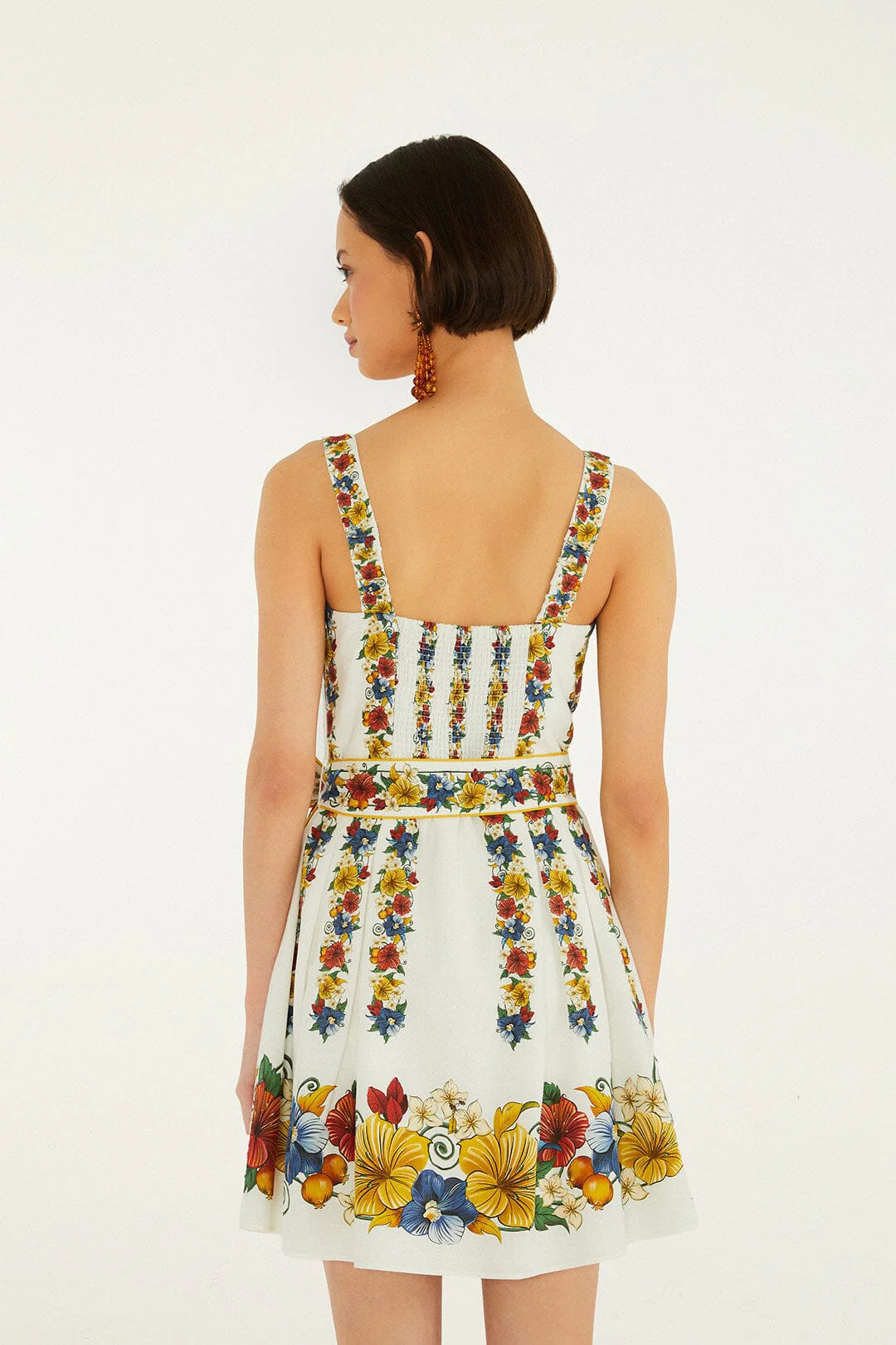 Off-White Tropi Belted Mini Dress
