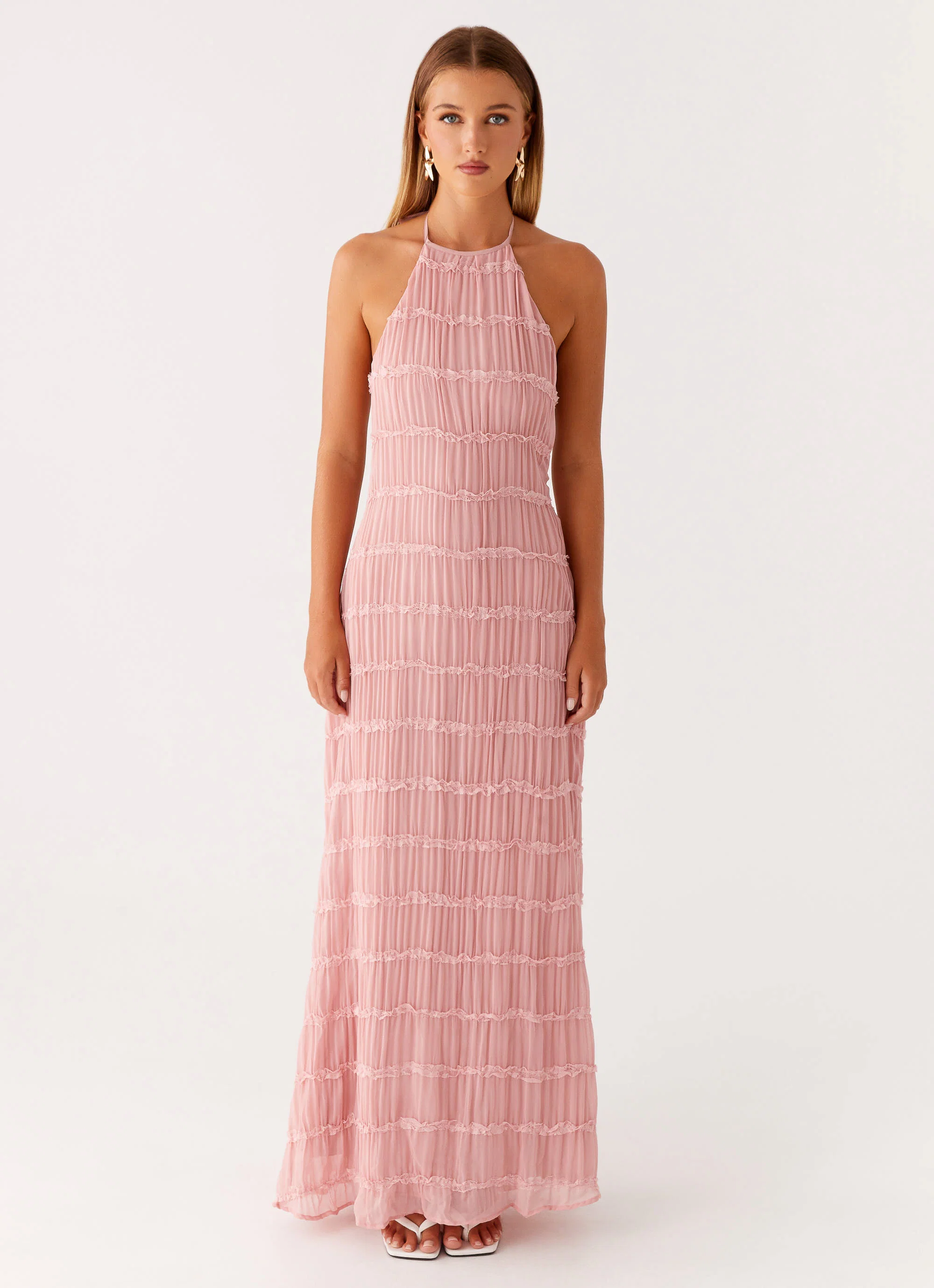Aullie Maxi Dress - Pink