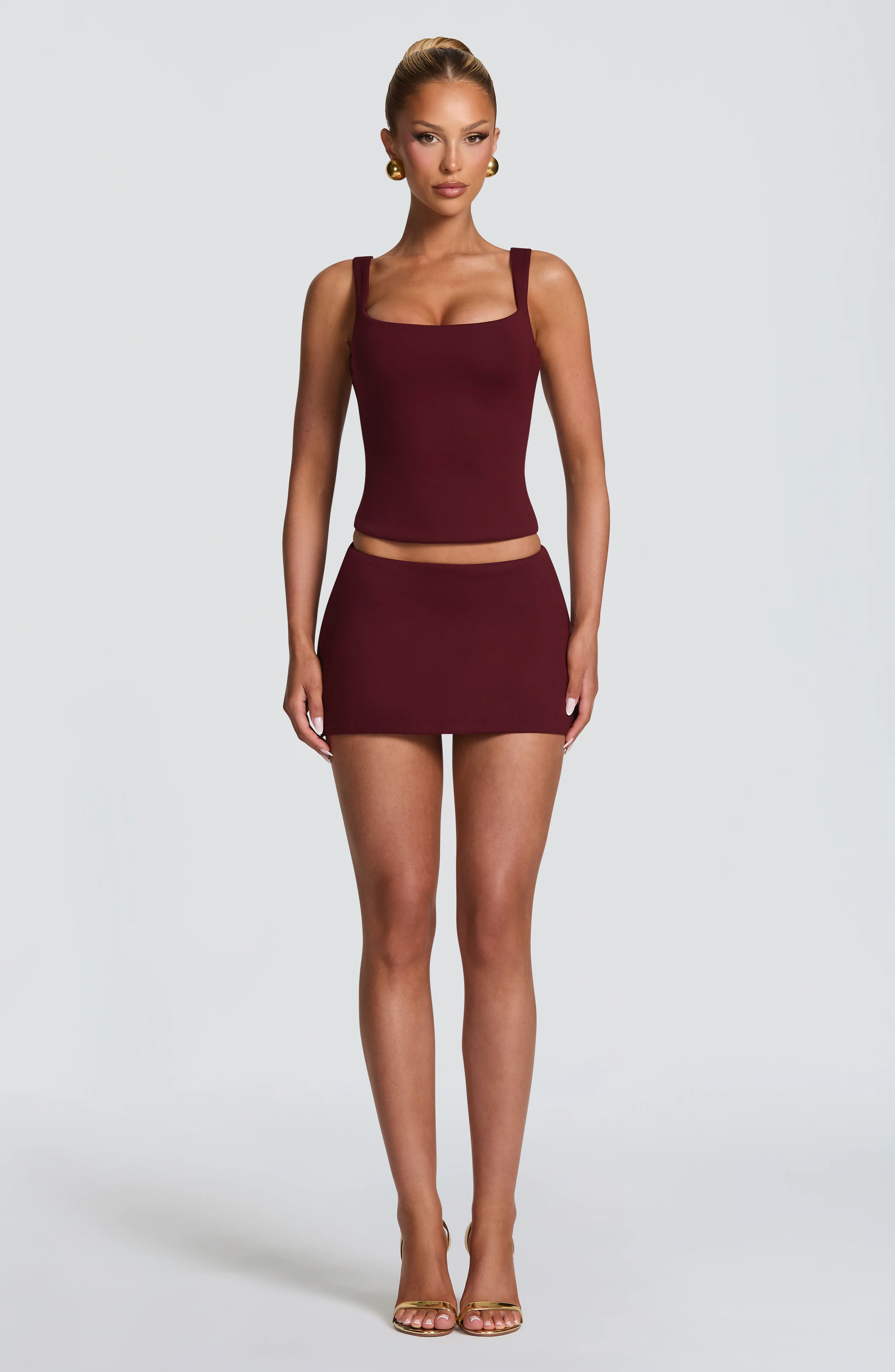 Bea Top - Cherry Lacquer