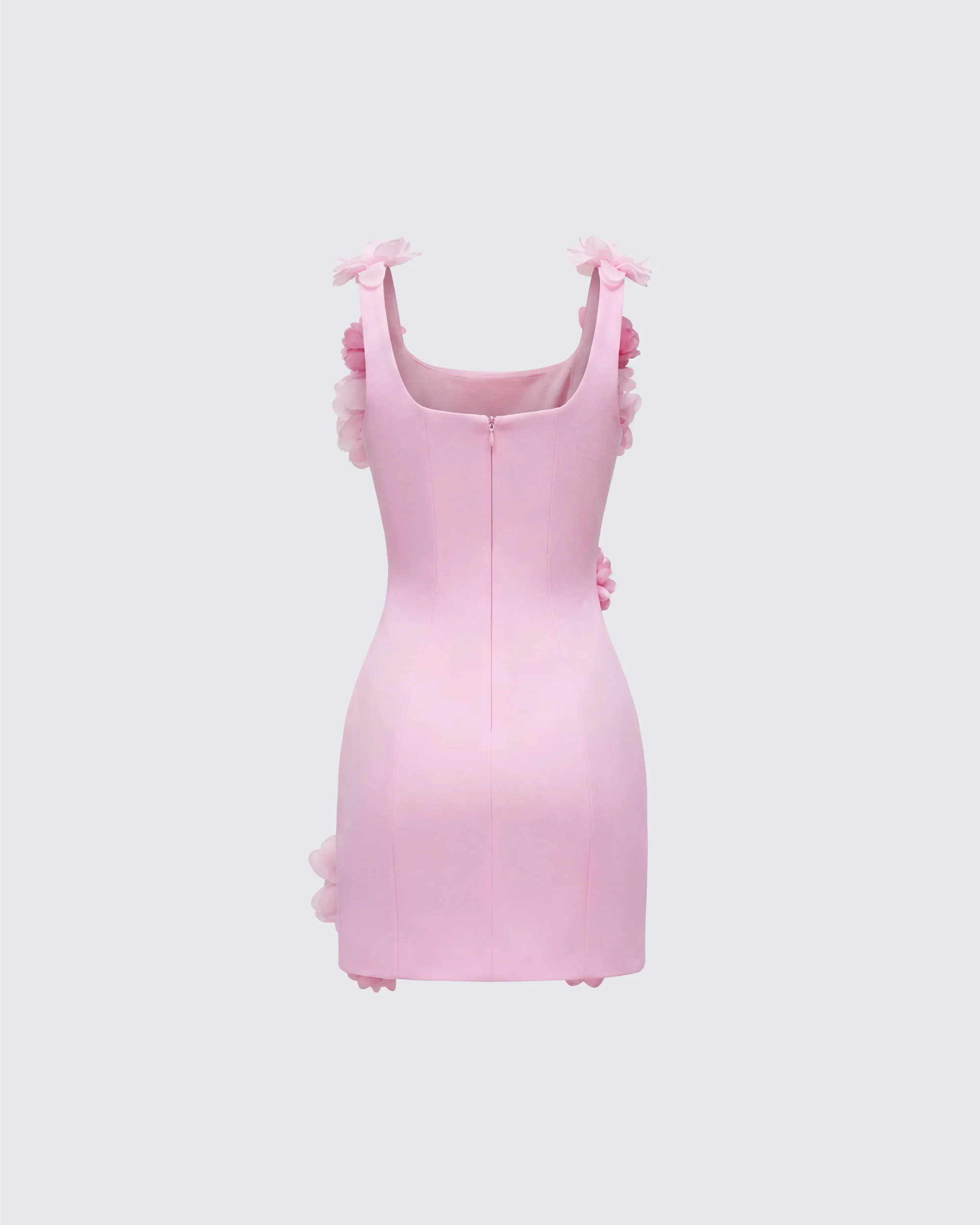 Aisling Pink Rosette Mini Dress