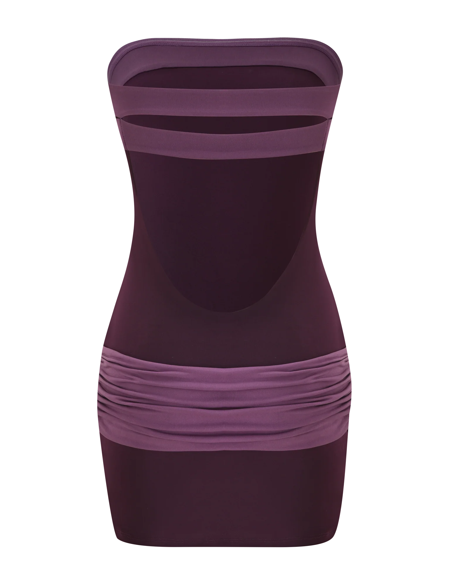 Eos Mini Dress - Aubergine And Iris