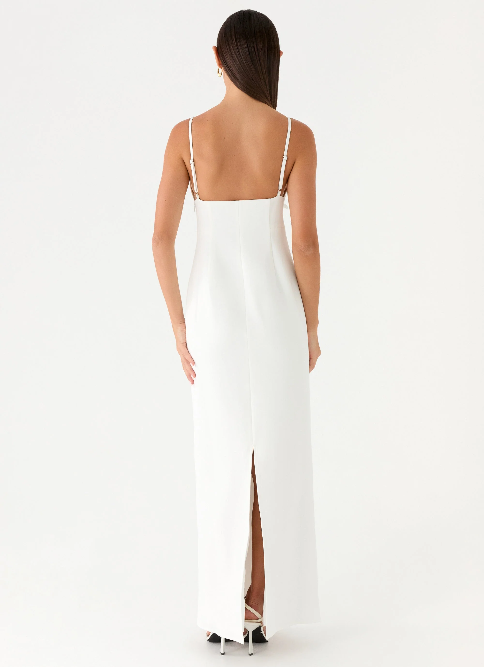 Lyris Maxi Dress - White - luluinthesky