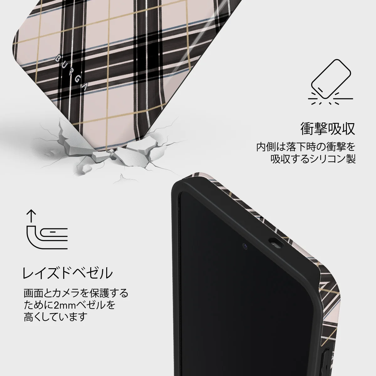 Plaid Please - Samsung Galaxy S25 FE ケース