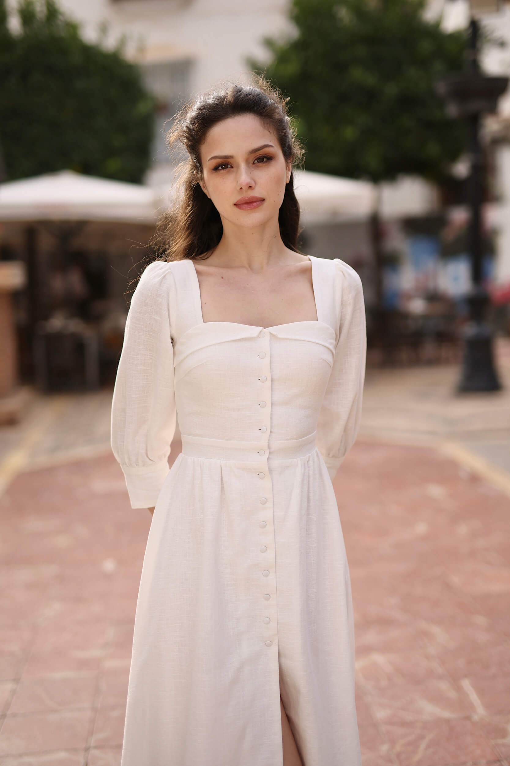 Esther Linen Dress - luluinthesky