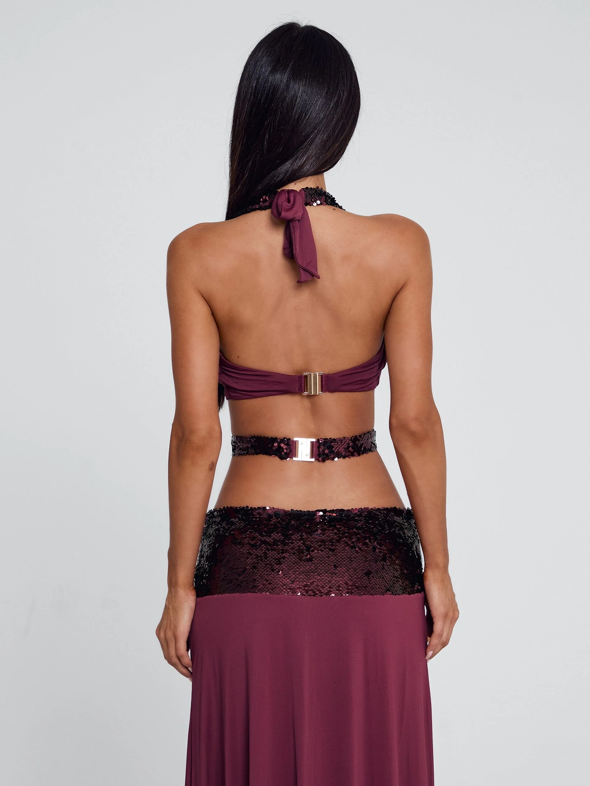 Aluna Top Burgundy