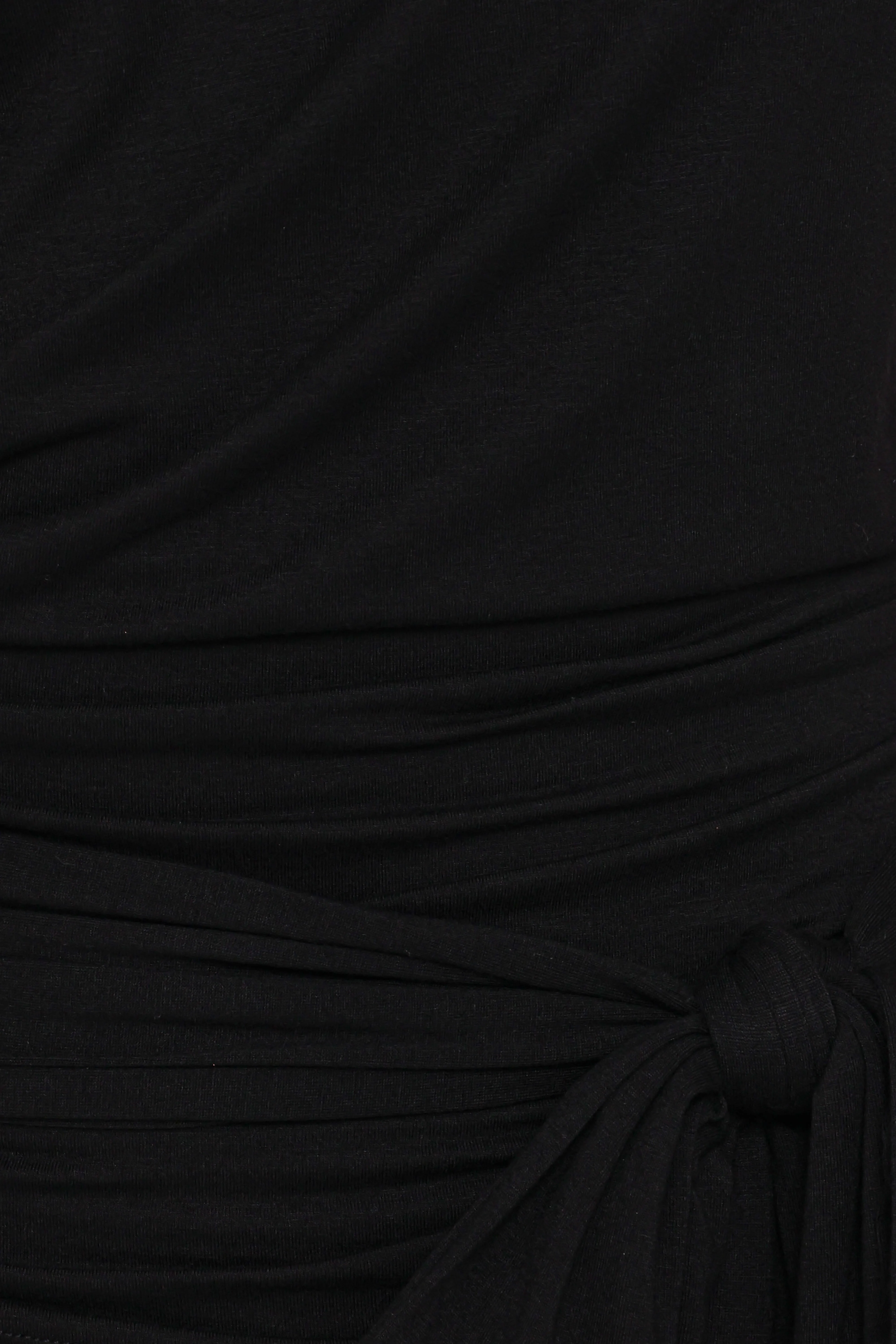 Clarke Off The Shoulder Tie Top - Black
