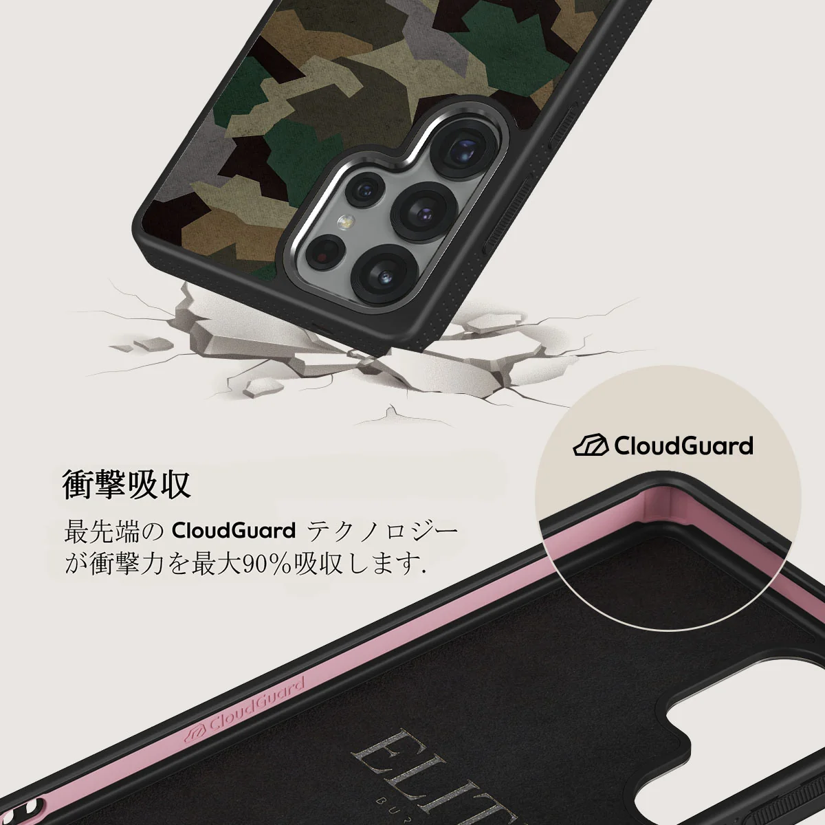 Tropical Green Camo - Samsung Galaxy S25 Ultra ケース
