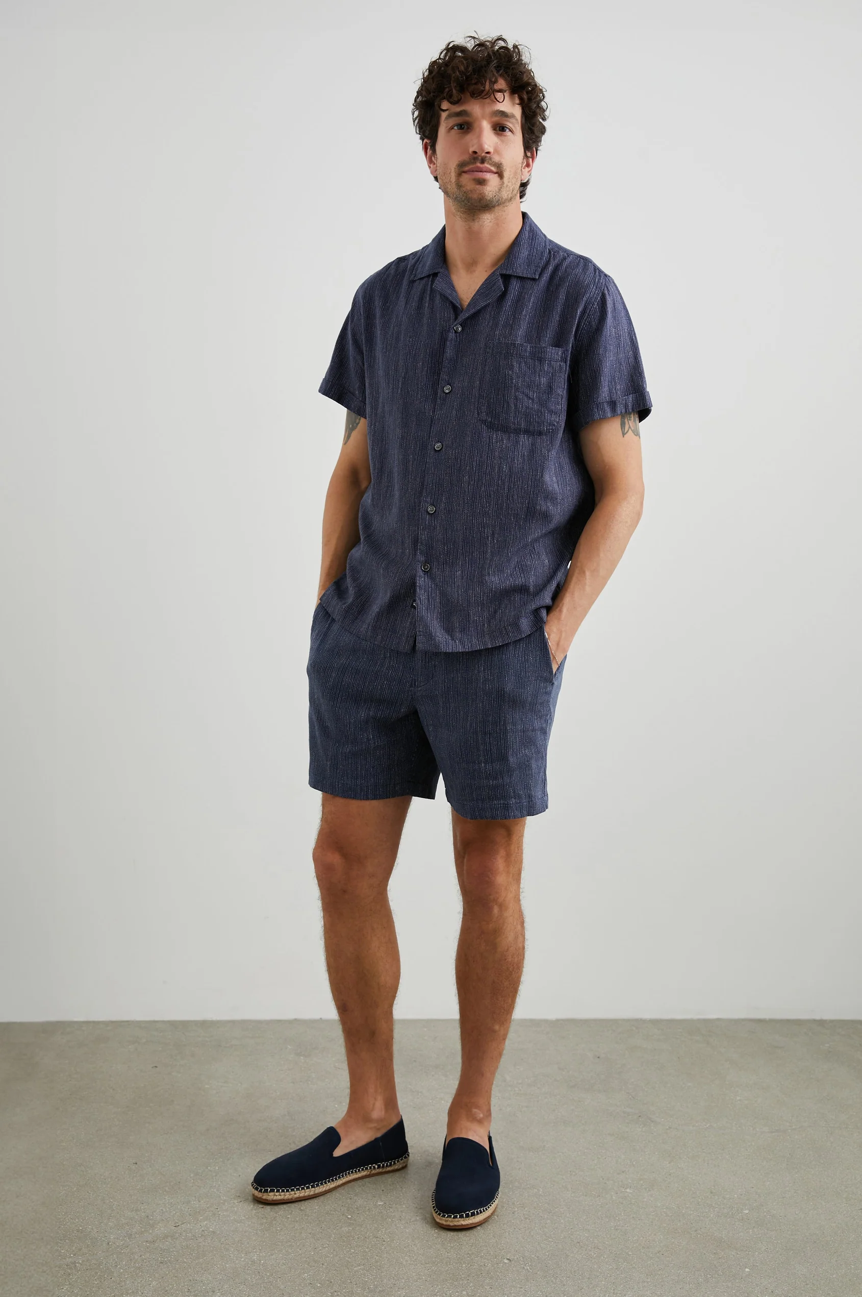 Waimea shirt Matrix Navy Pearl