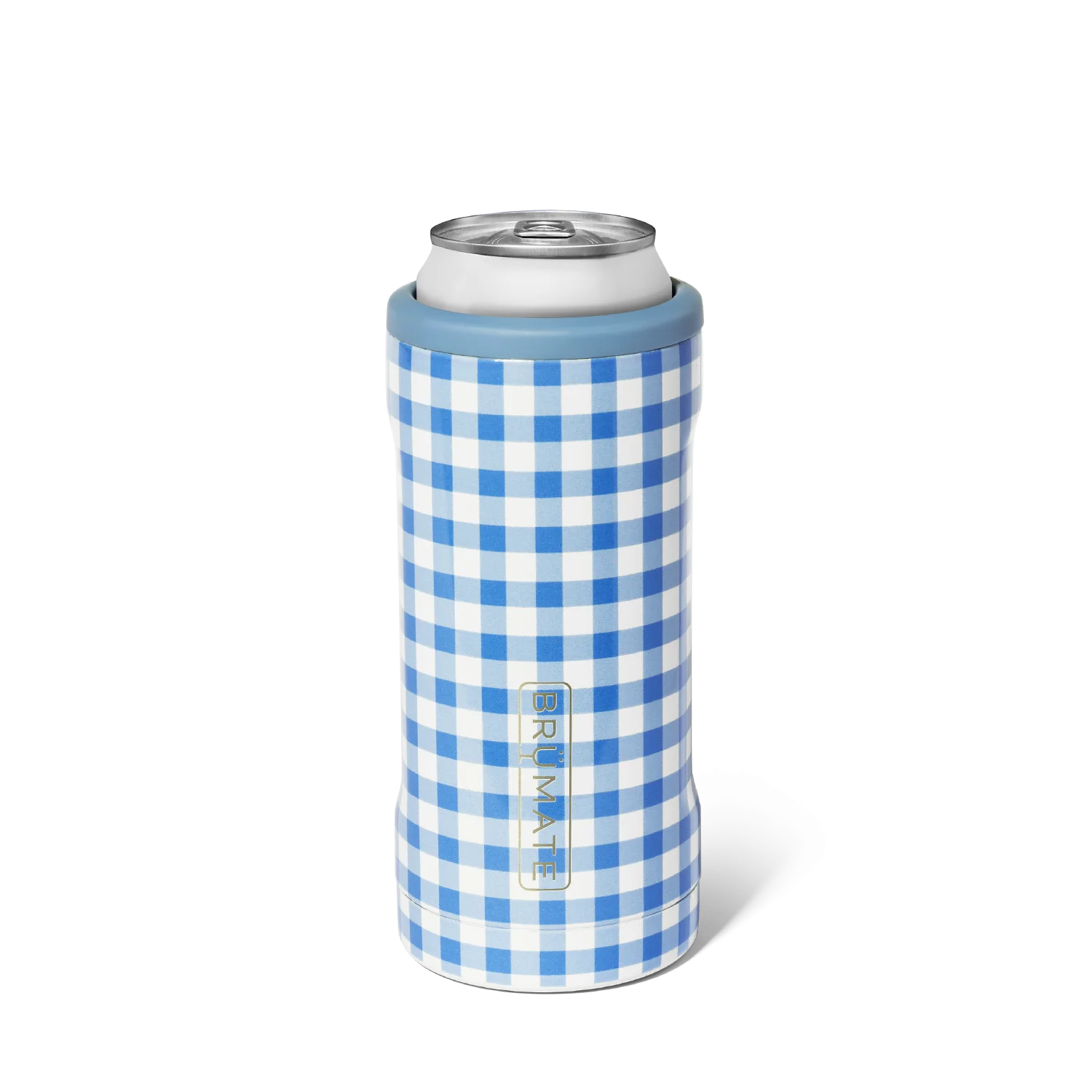 Brumate Hopsulator Slim Capri Gingham | 12oz Slim Cans