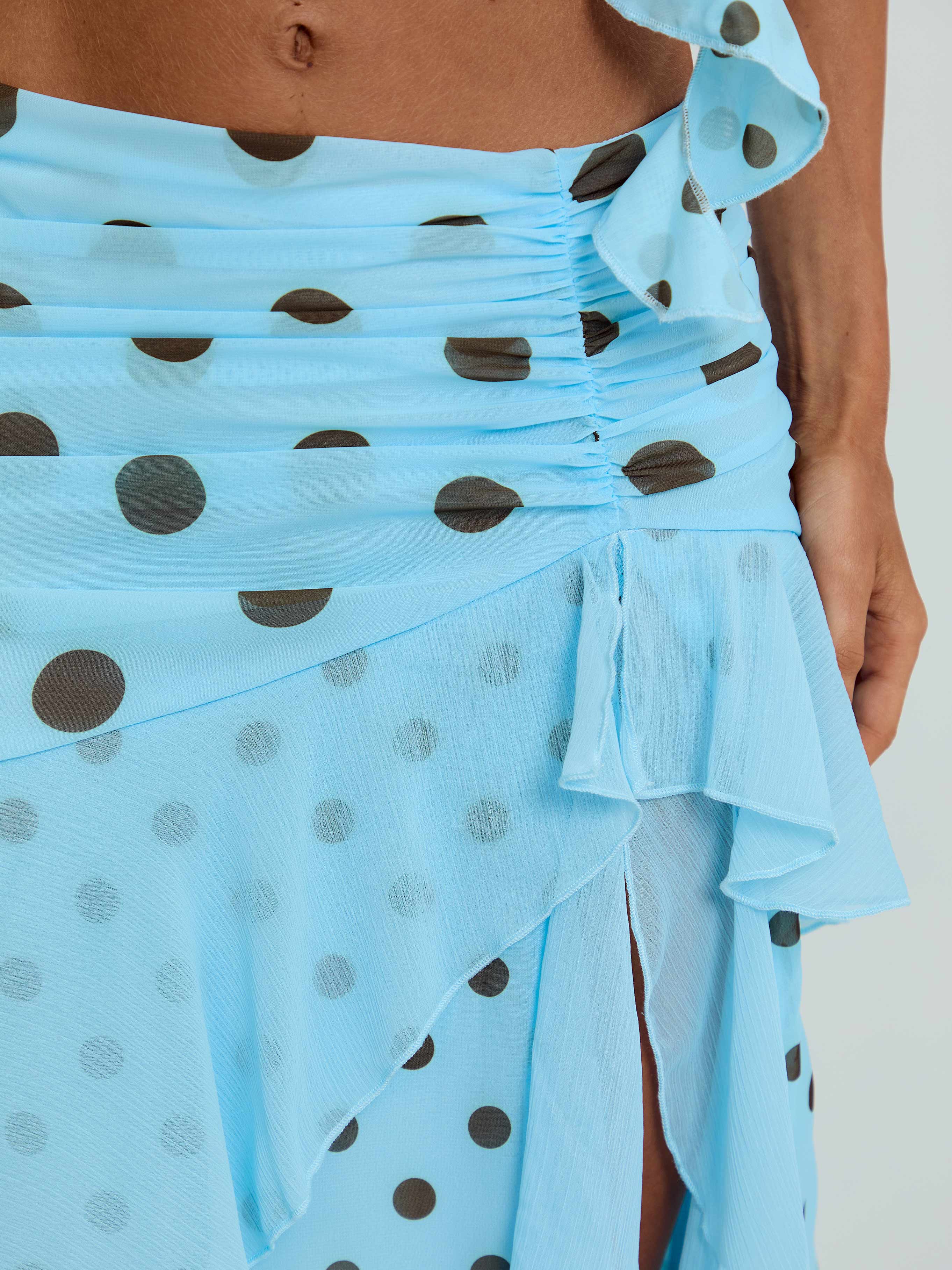Farwin-Maxi-Skirt-Blue-Polka-Dot