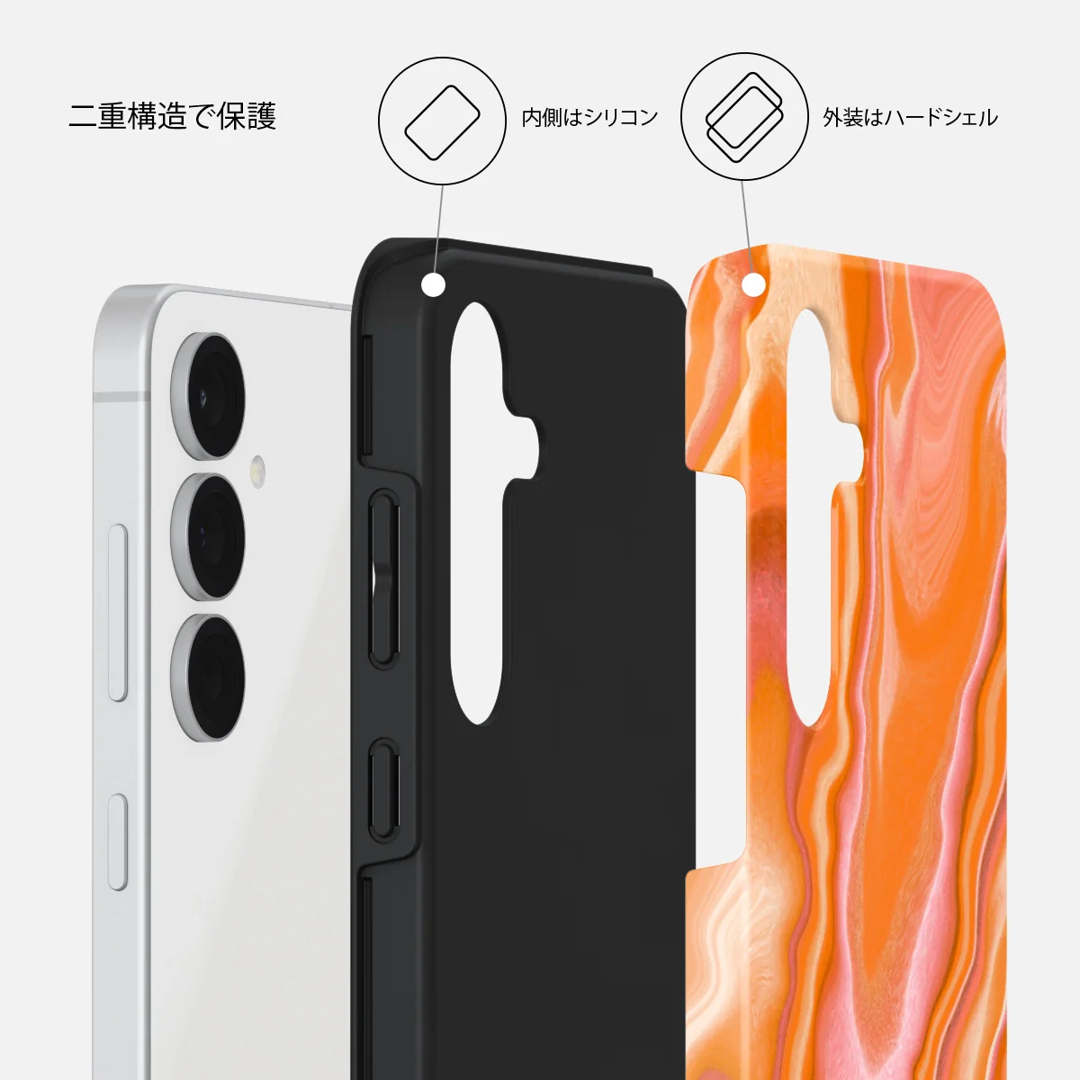 Retro Glow - Samsung Galaxy S25 FE ケース