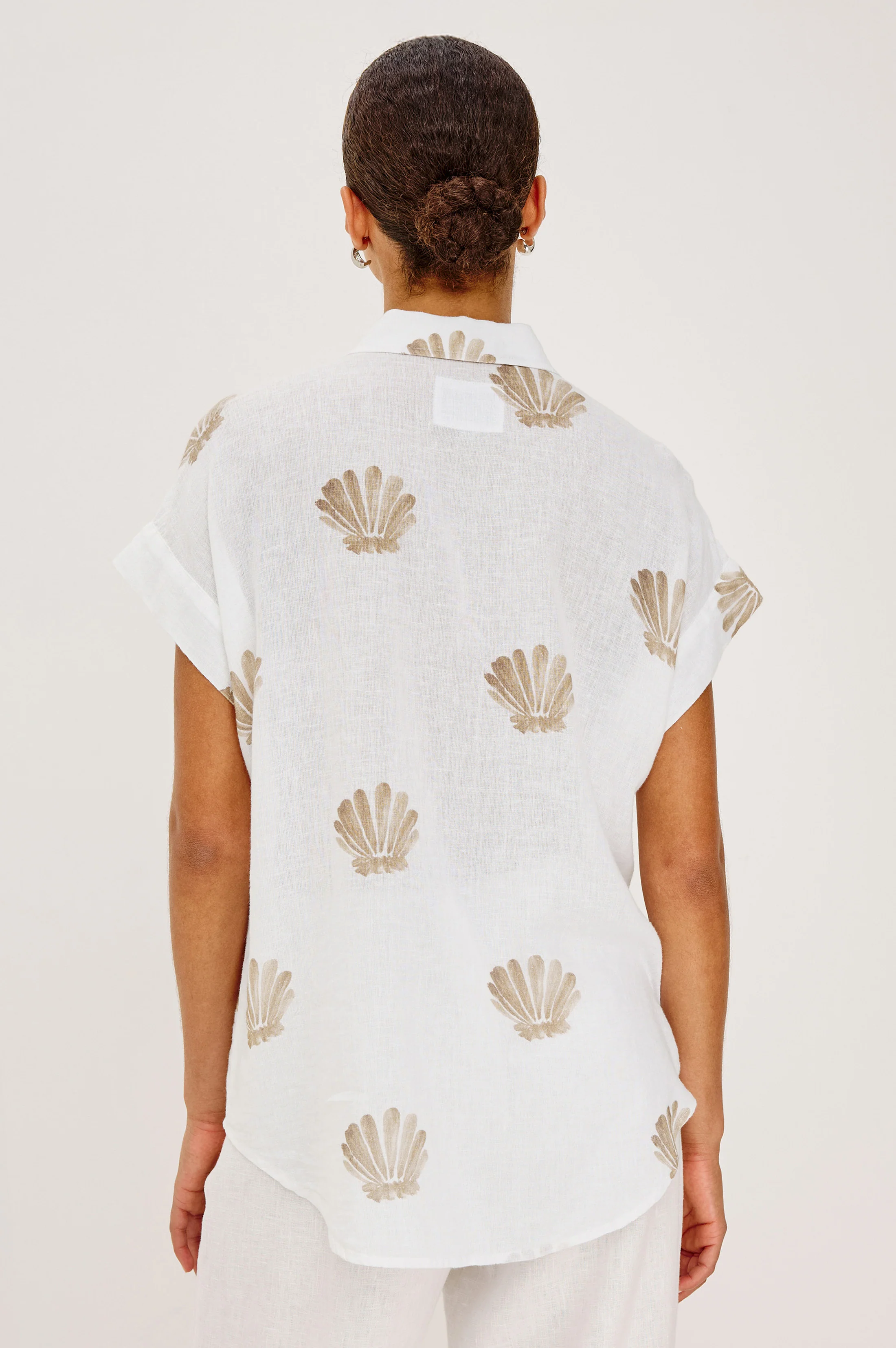 Cito Shirt - Taupe Seashells