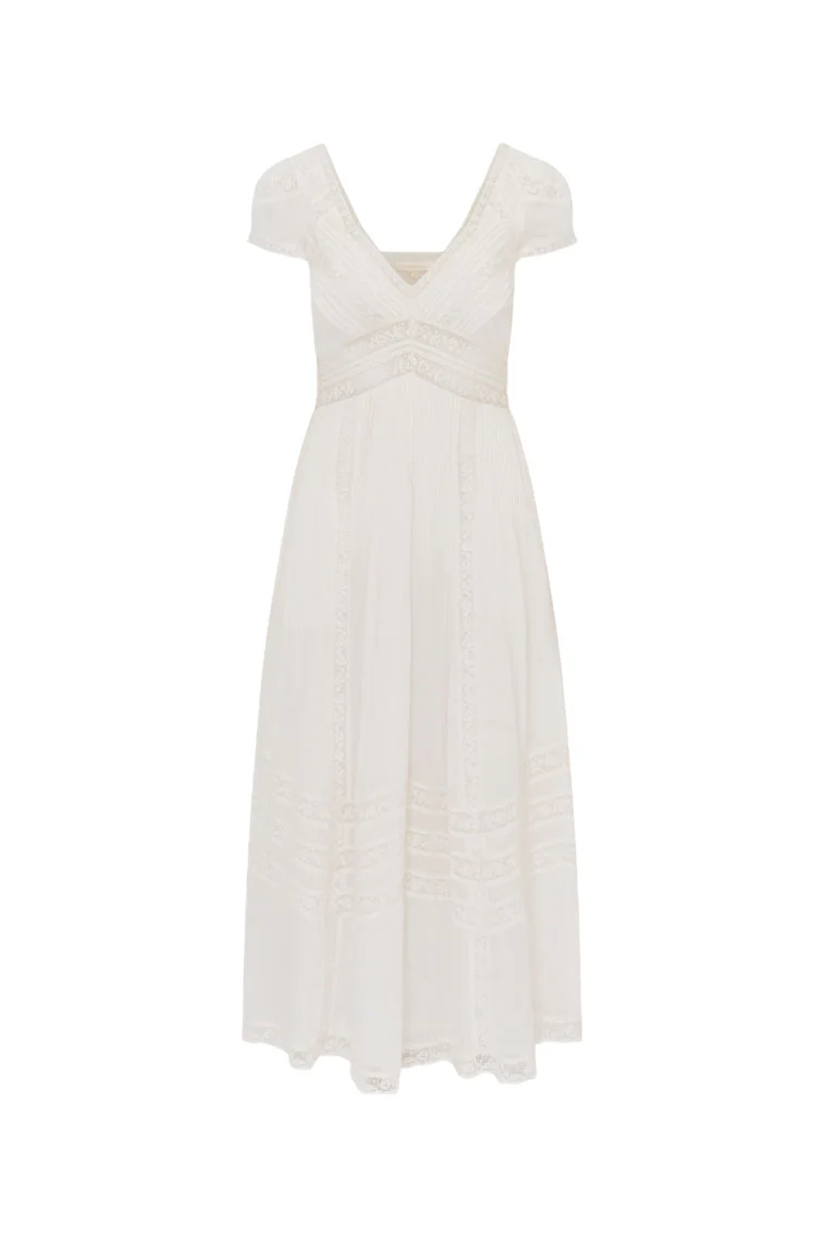 Suvi Cotton Midi Dress - luluinthesky