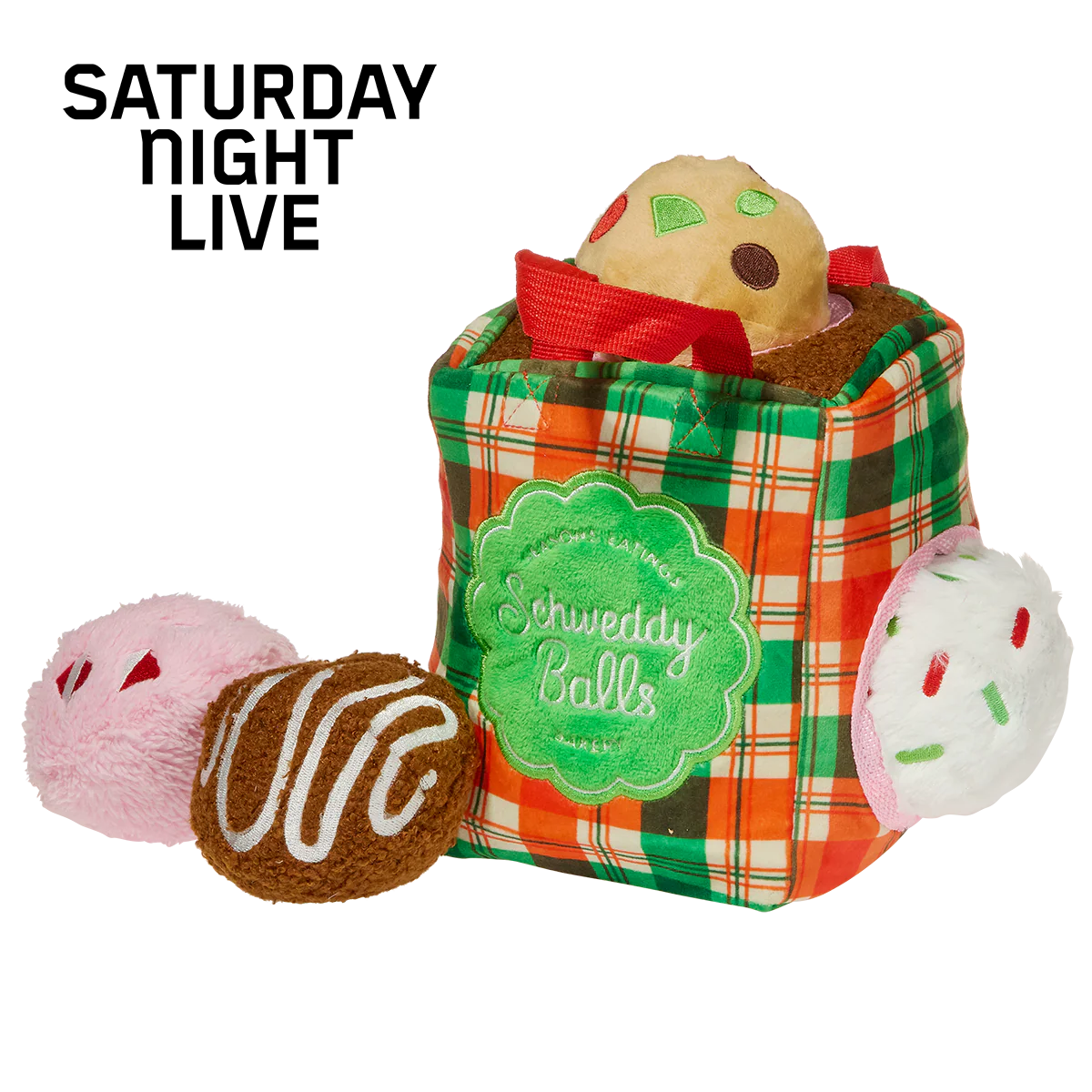 Saturday Night Live: Schweddy Balls Plush Multi-Part Dog Toy