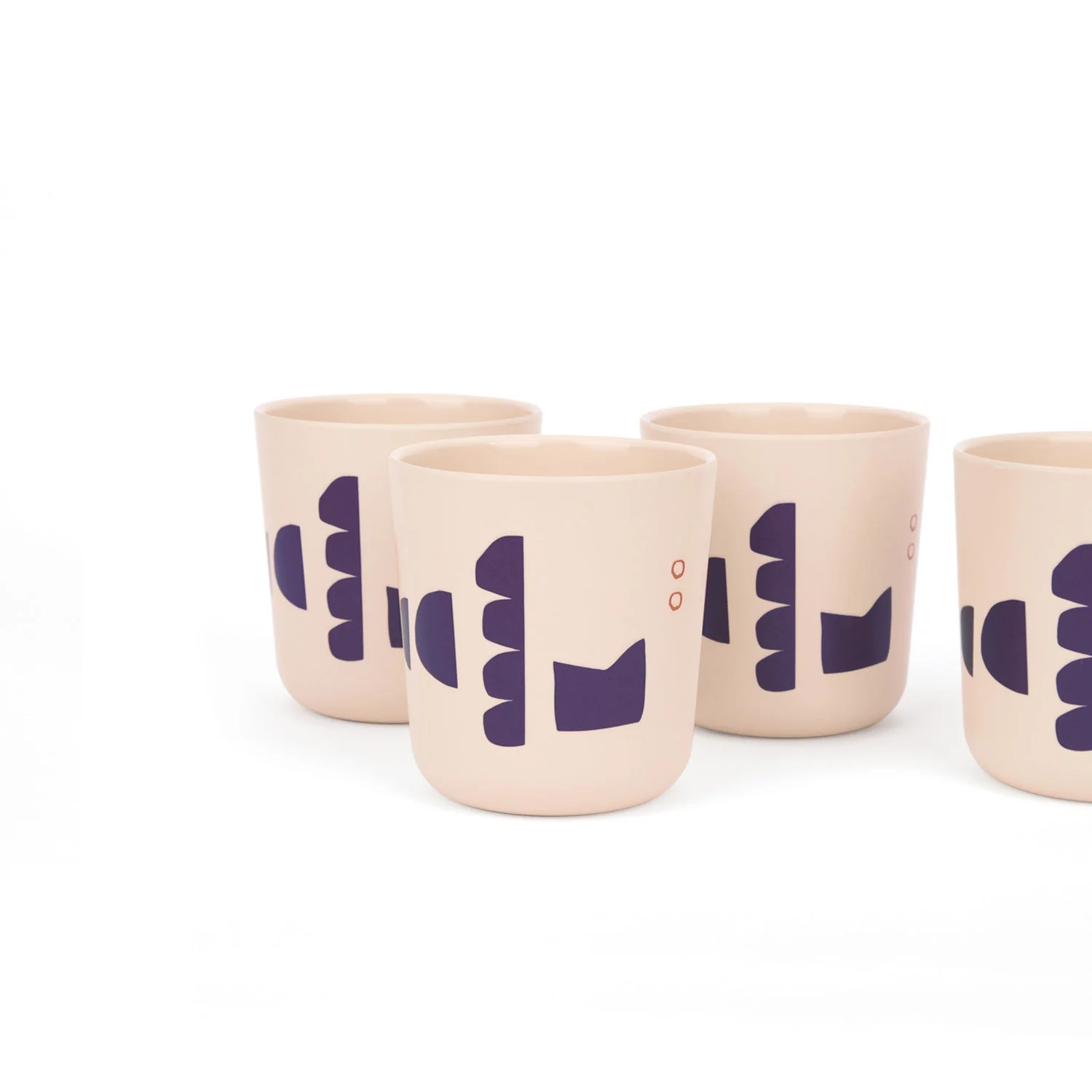 Vogeelle Illustrated Medium Cup Set - Blue Series