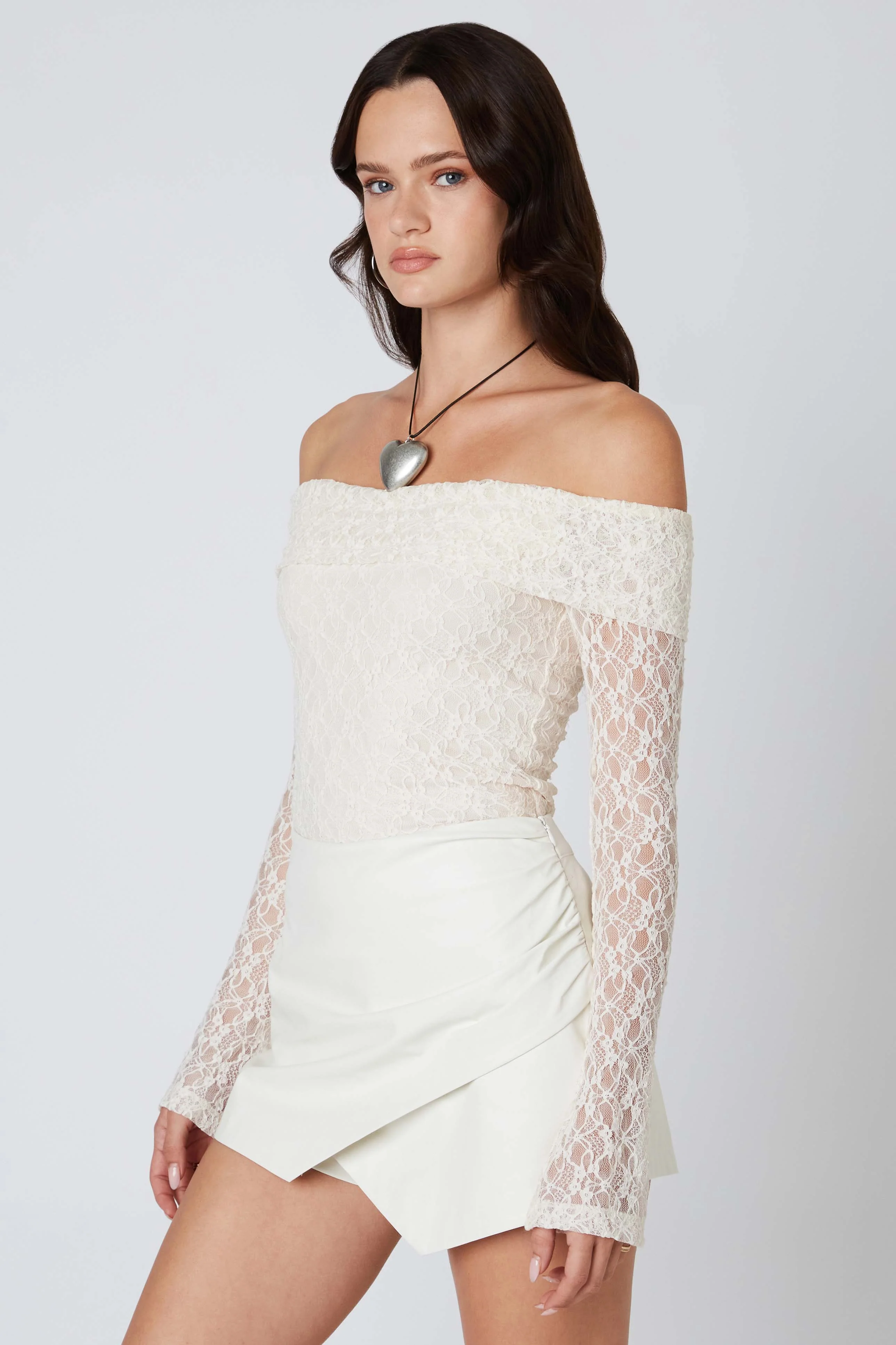 Vegan Leather Envelope Skort