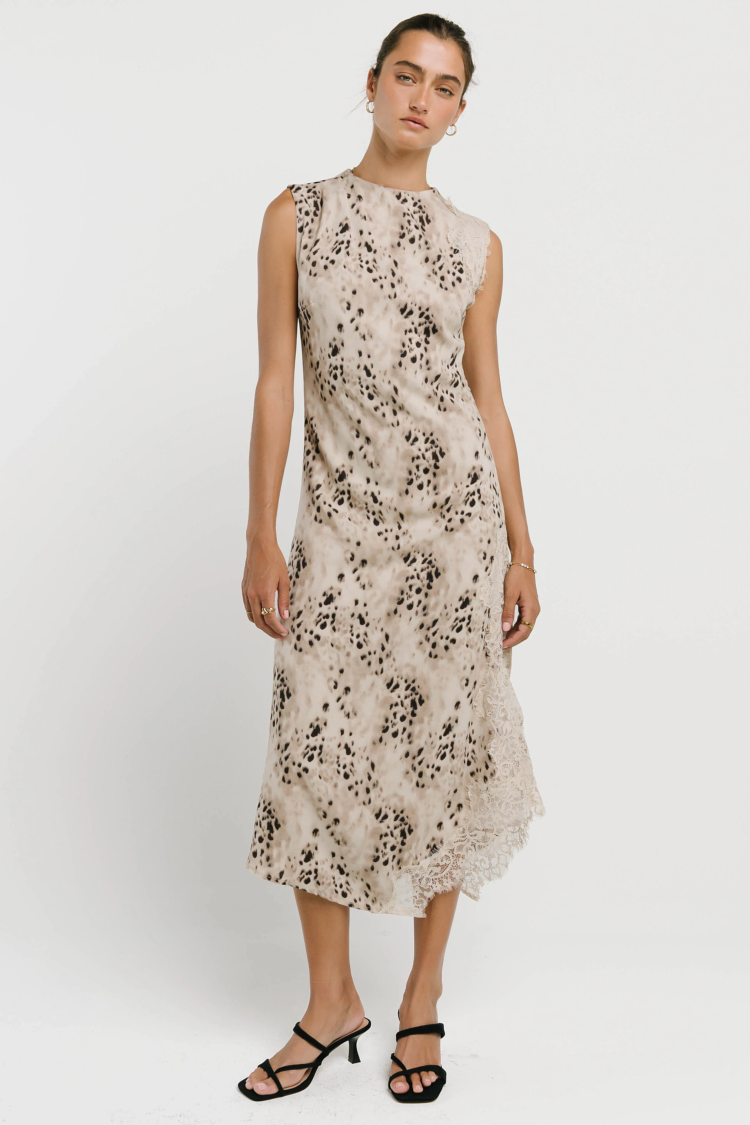 Sienna Satin Midi Dress