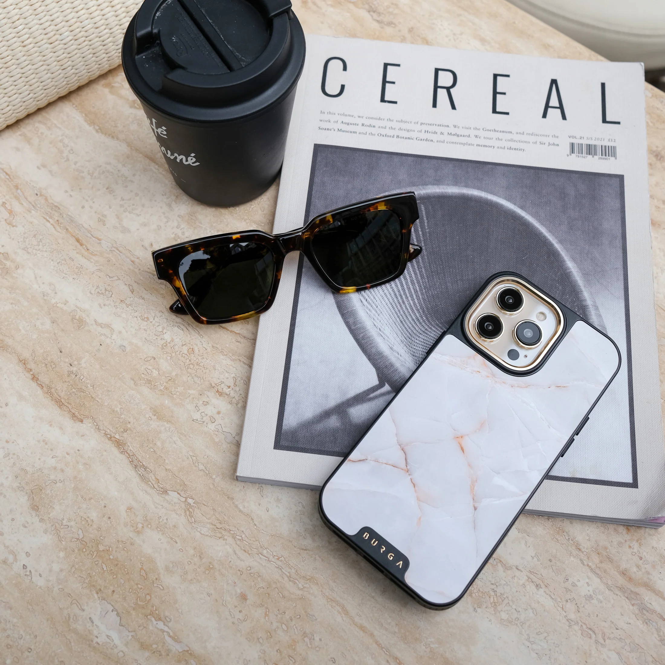 Vanilla Sand - Marble iPhone 11 Pro Max ケース