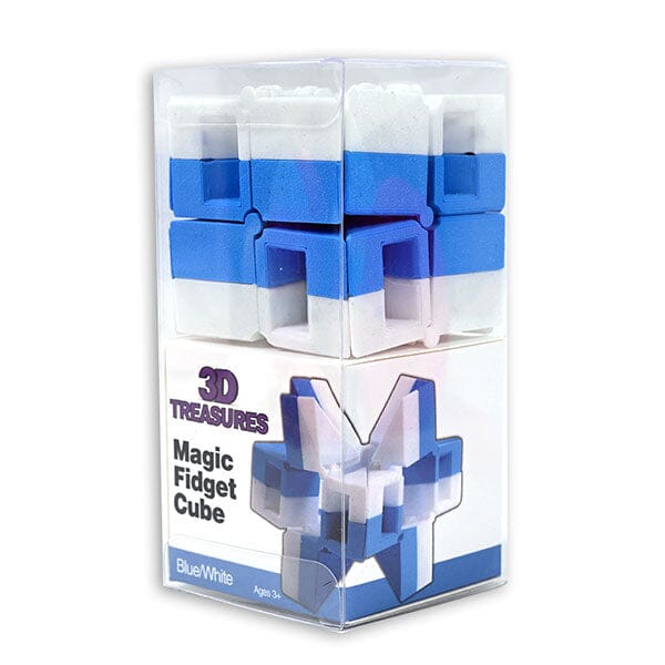 3D Treasures 3D-Printed Magic Cube Fidget Toy (1pc) Multiple Colors