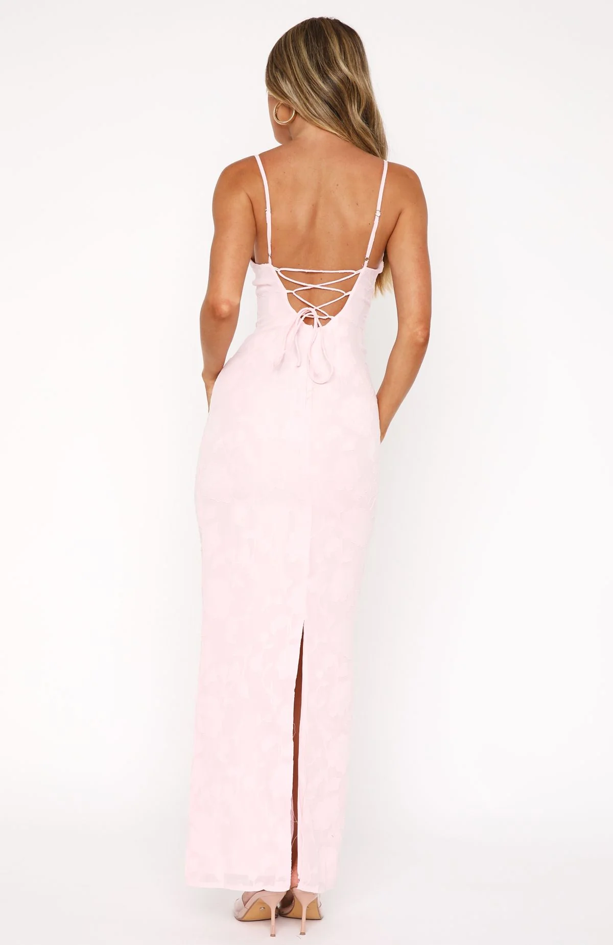 Poppy Dream Maxi Dress Baby Pink