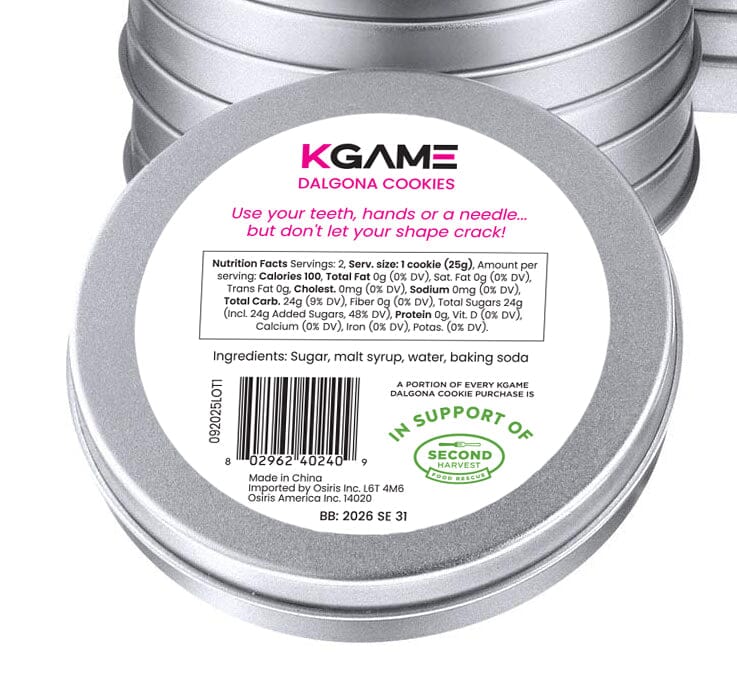 KGAME Dalgona Cookie Tin Season 3 #DalgonaChallenge