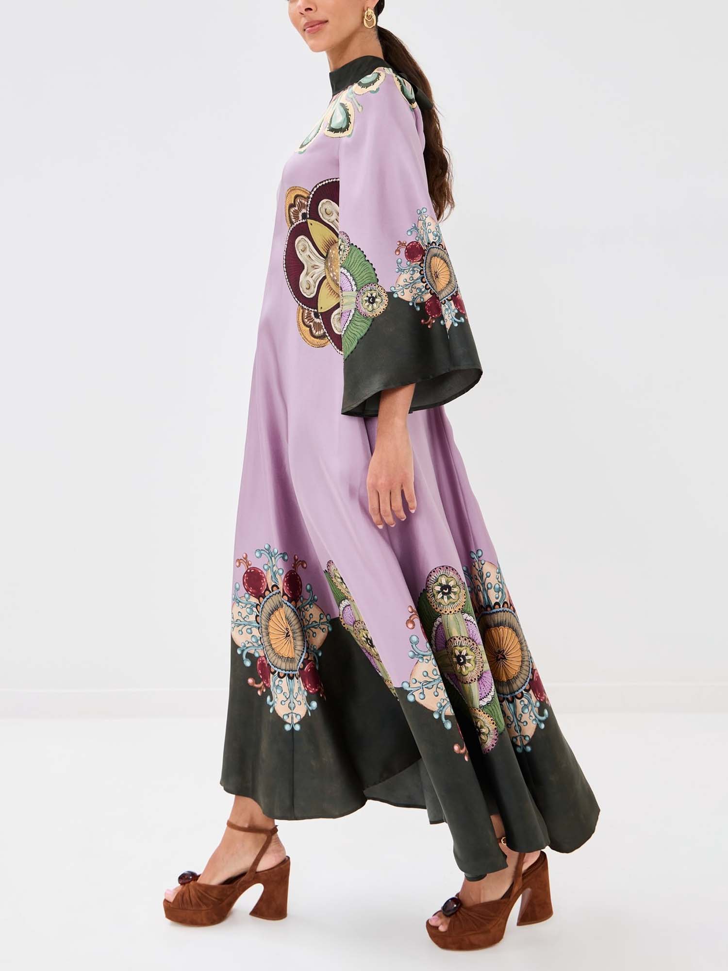 Veiled Whispers Maxi Dress