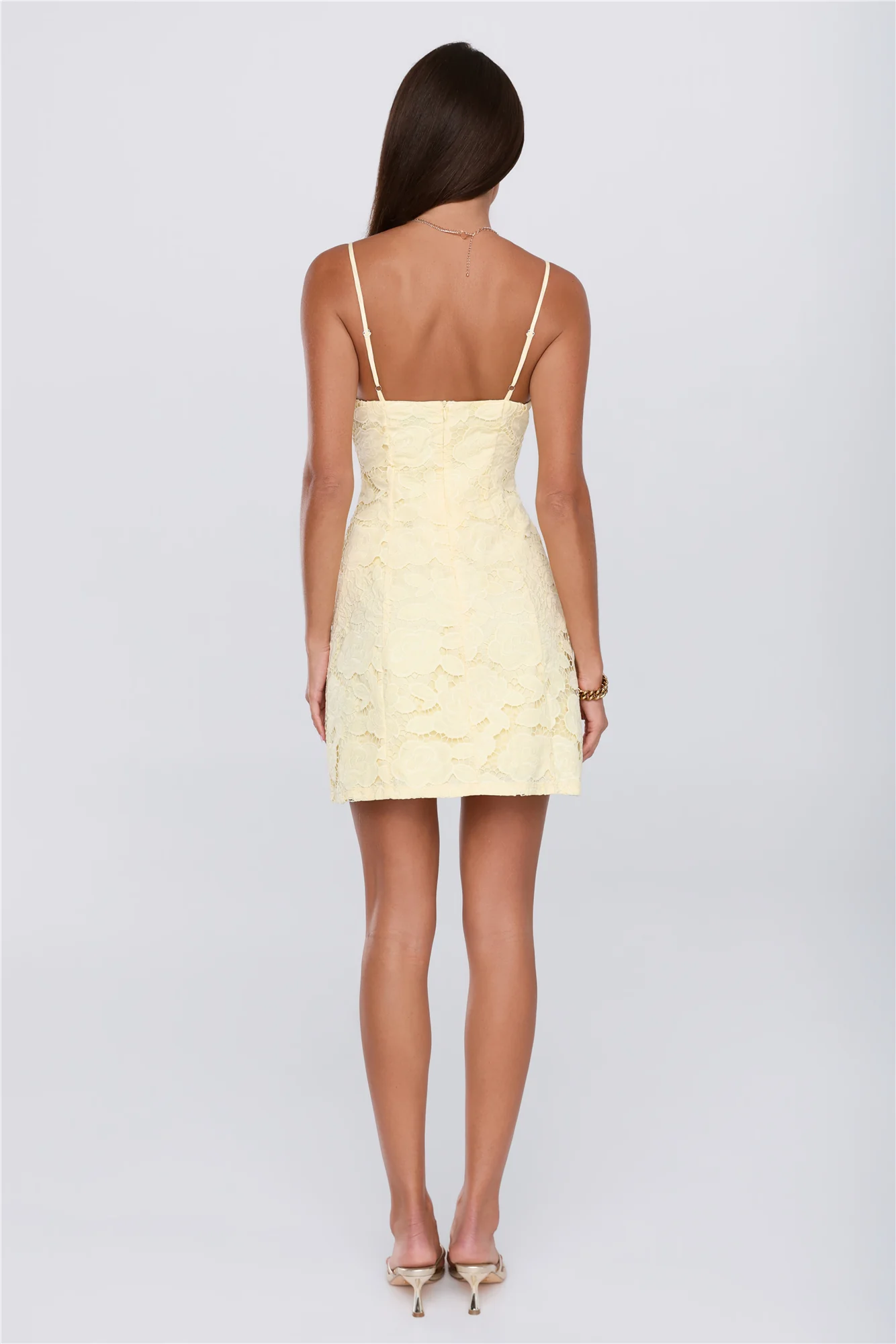 Look Good Daily Embroidered Mini Dress Yellow - luluinthesky