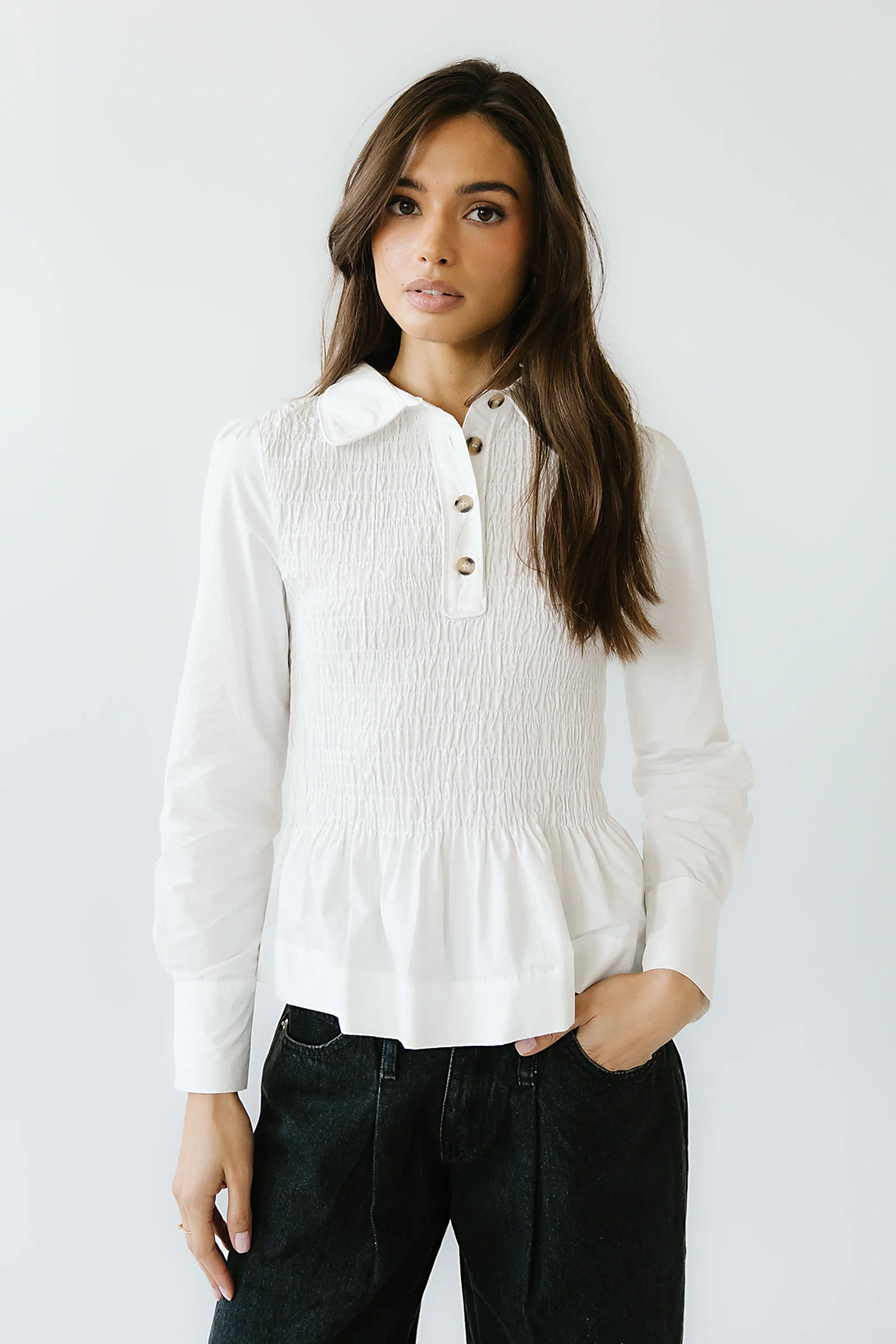 Pauly Smocked Blouse