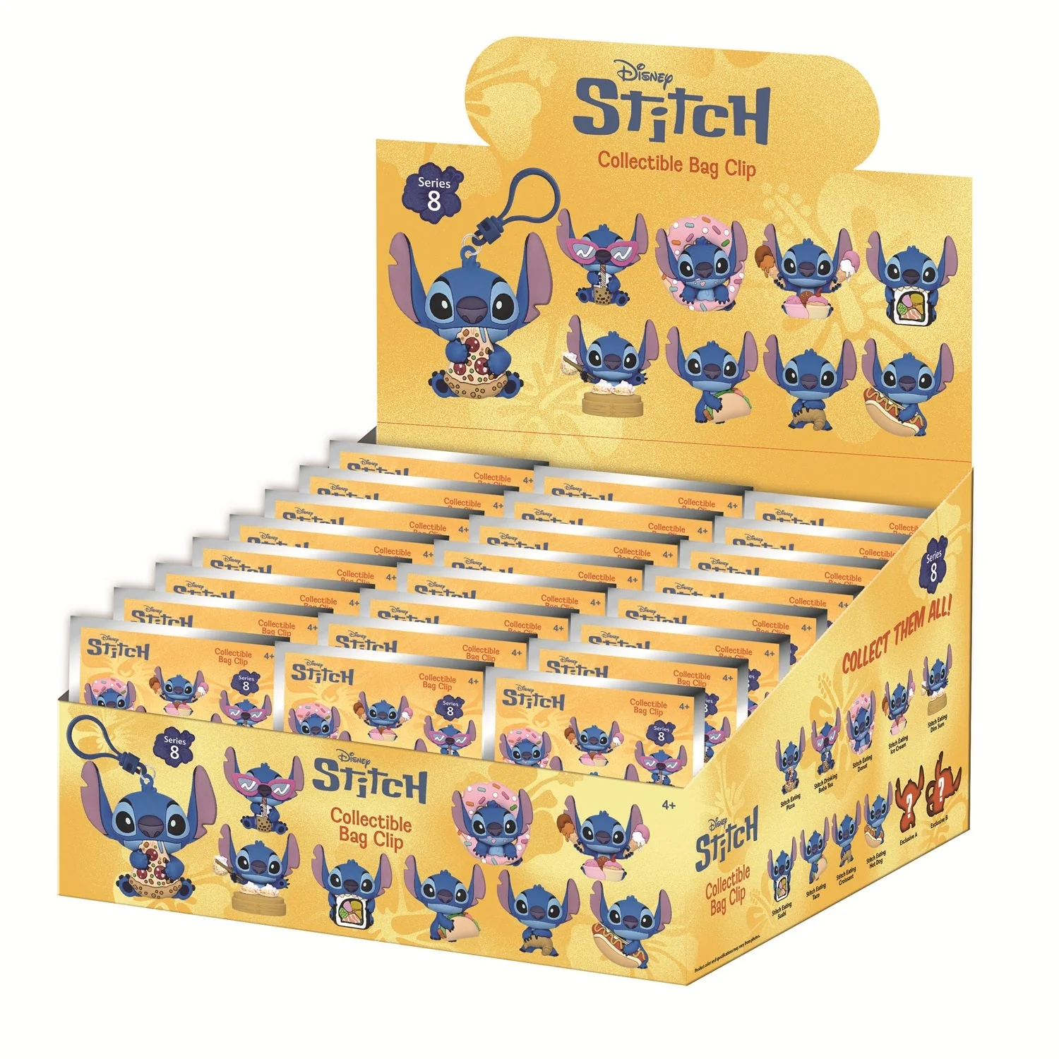3D Anime: Stitch Series 8 Foam Bag Clip Blind Bag (1pc)