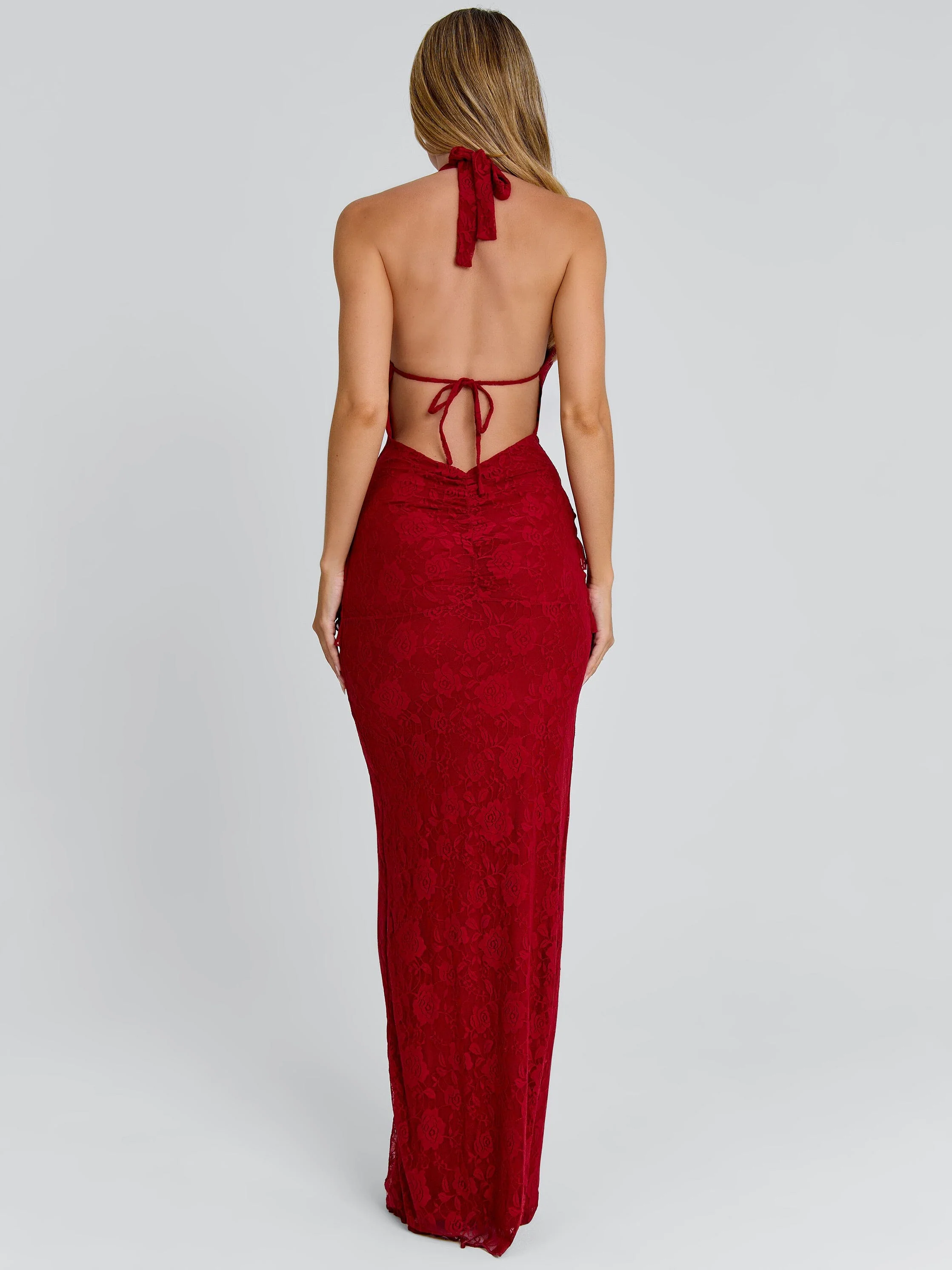 Novell Maxi Dress Red