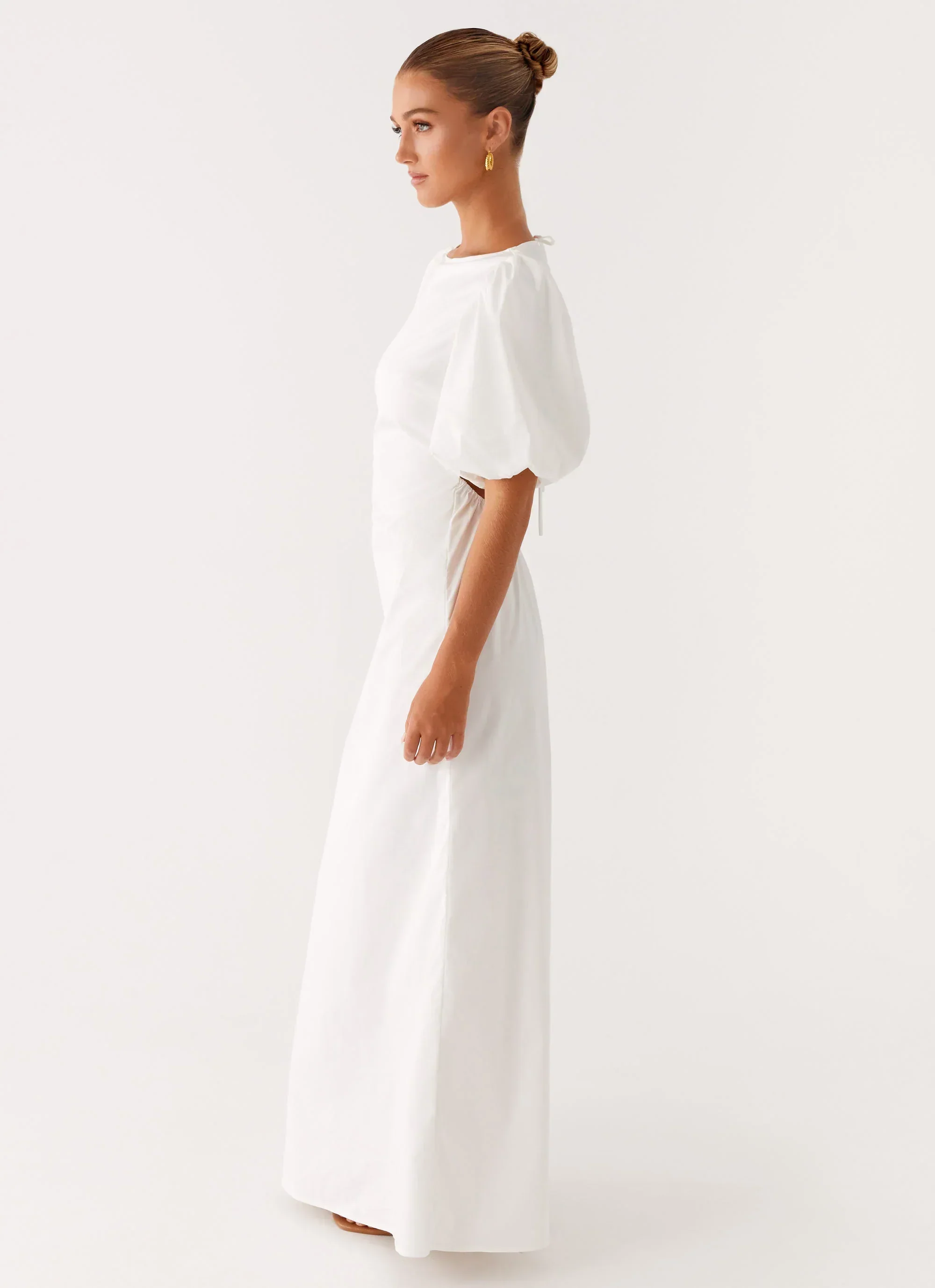 Judy Maxi Dress - White - luluinthesky