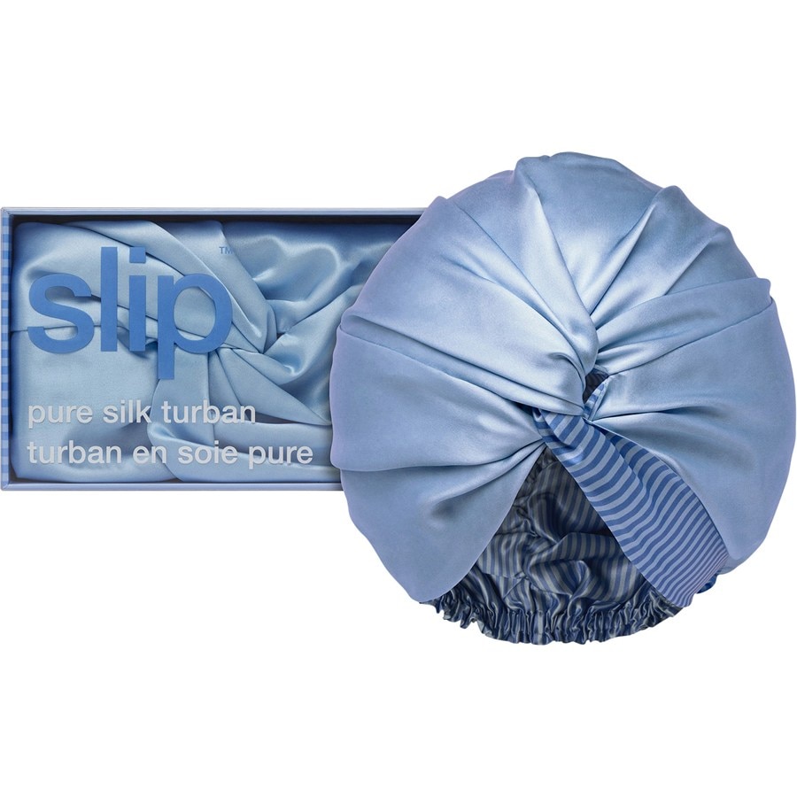 slip Hair Care Jedwabny turban do włosów Bluebelle