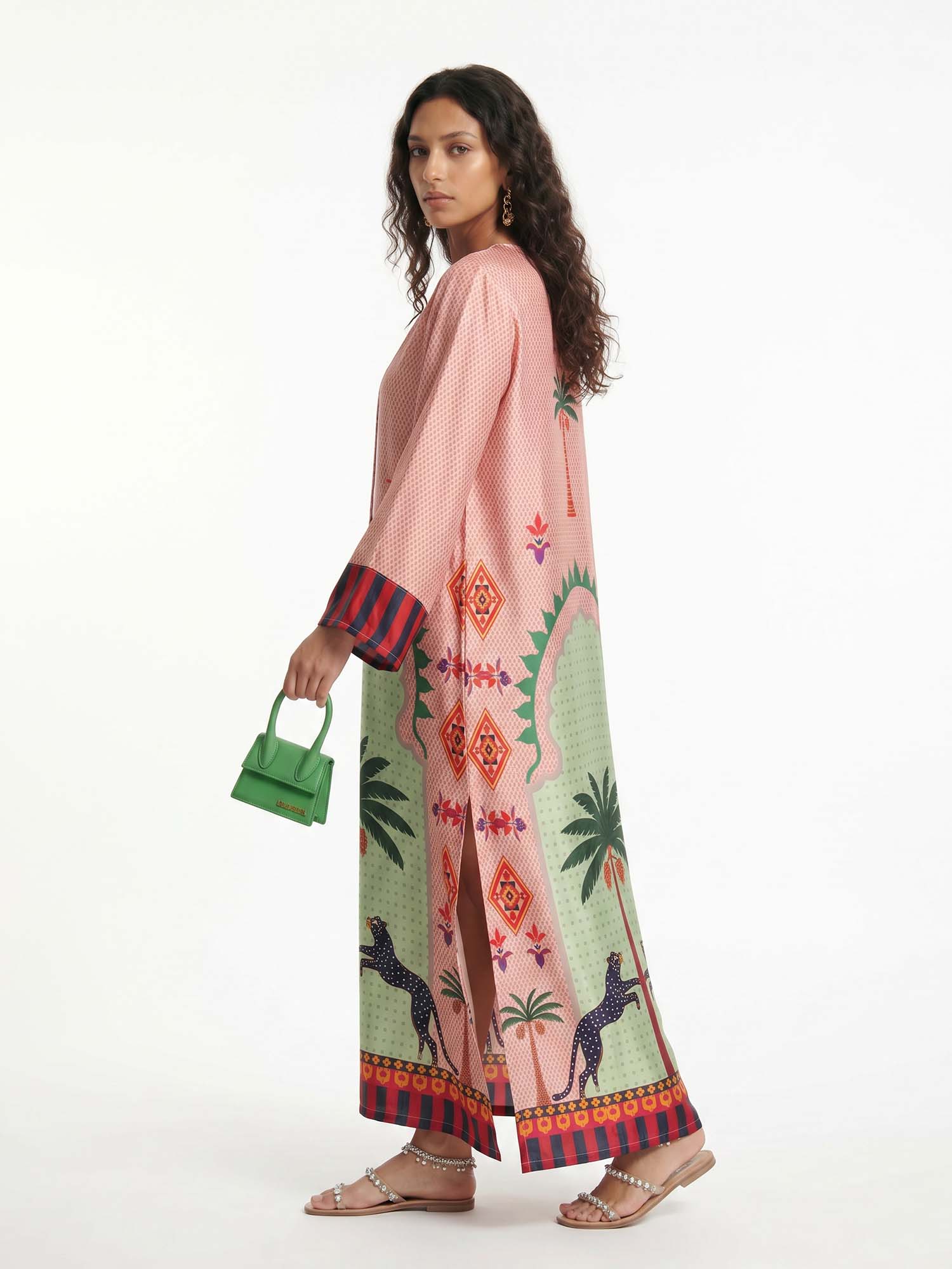 Mystic Palm Maxi Dress