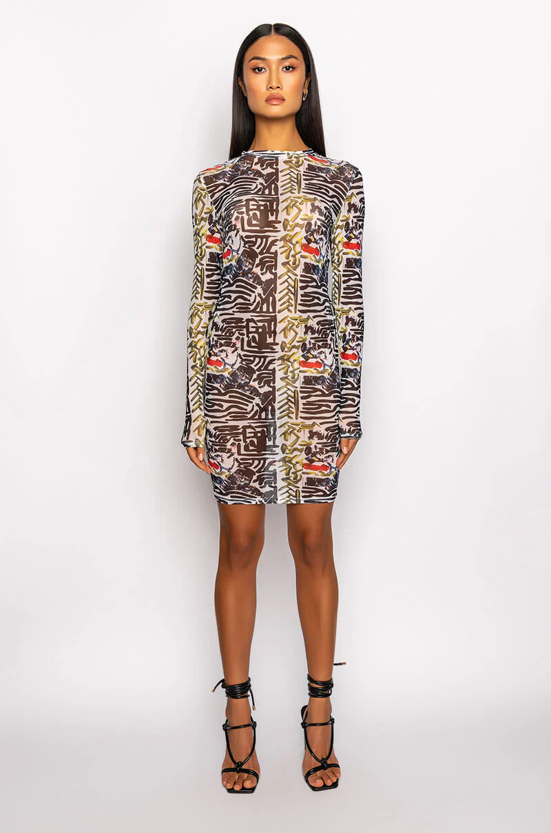 Skyart X Akira Mini Mesh Dress