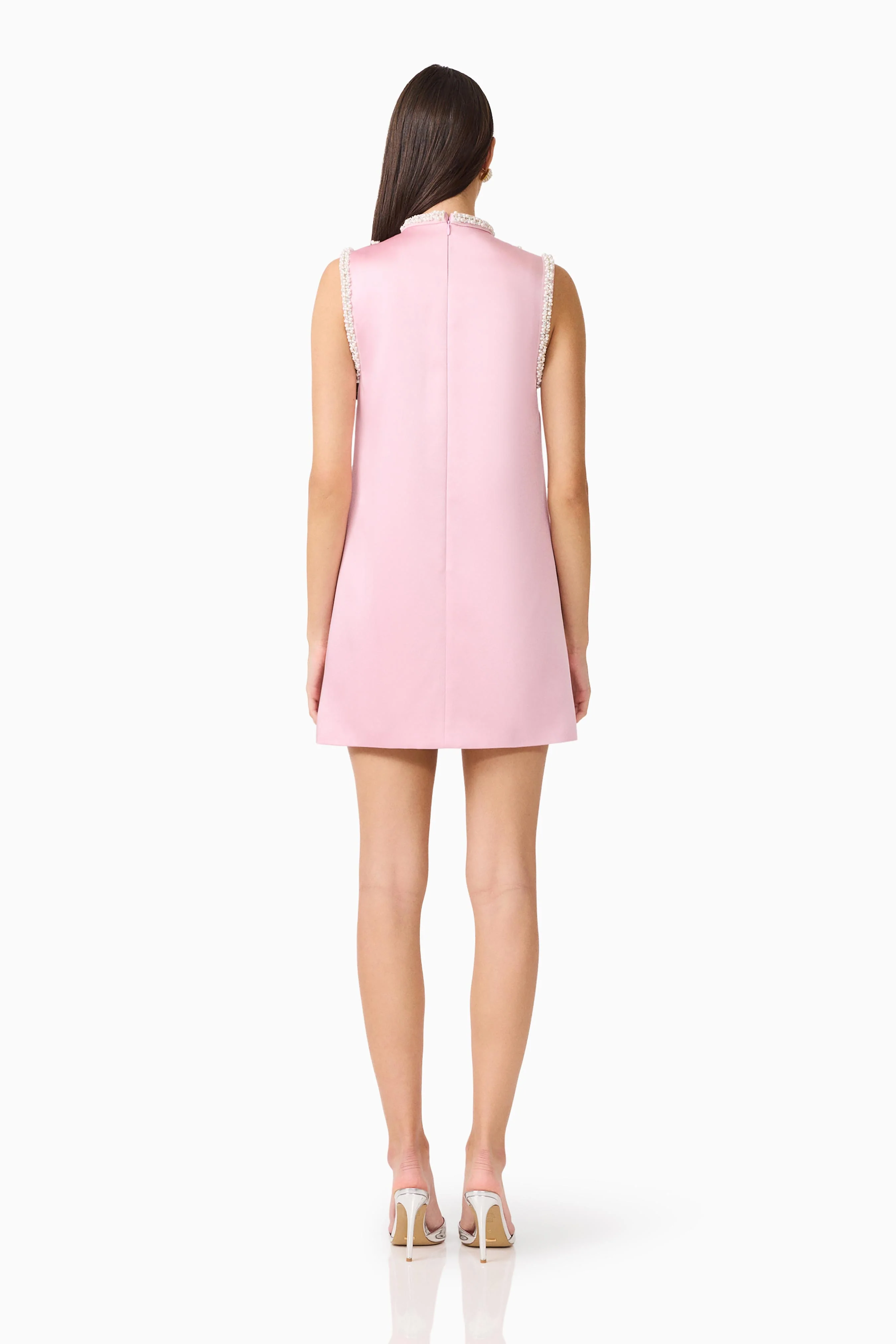 Espera Shift Mini Dress in Rose Pink - luluinthesky