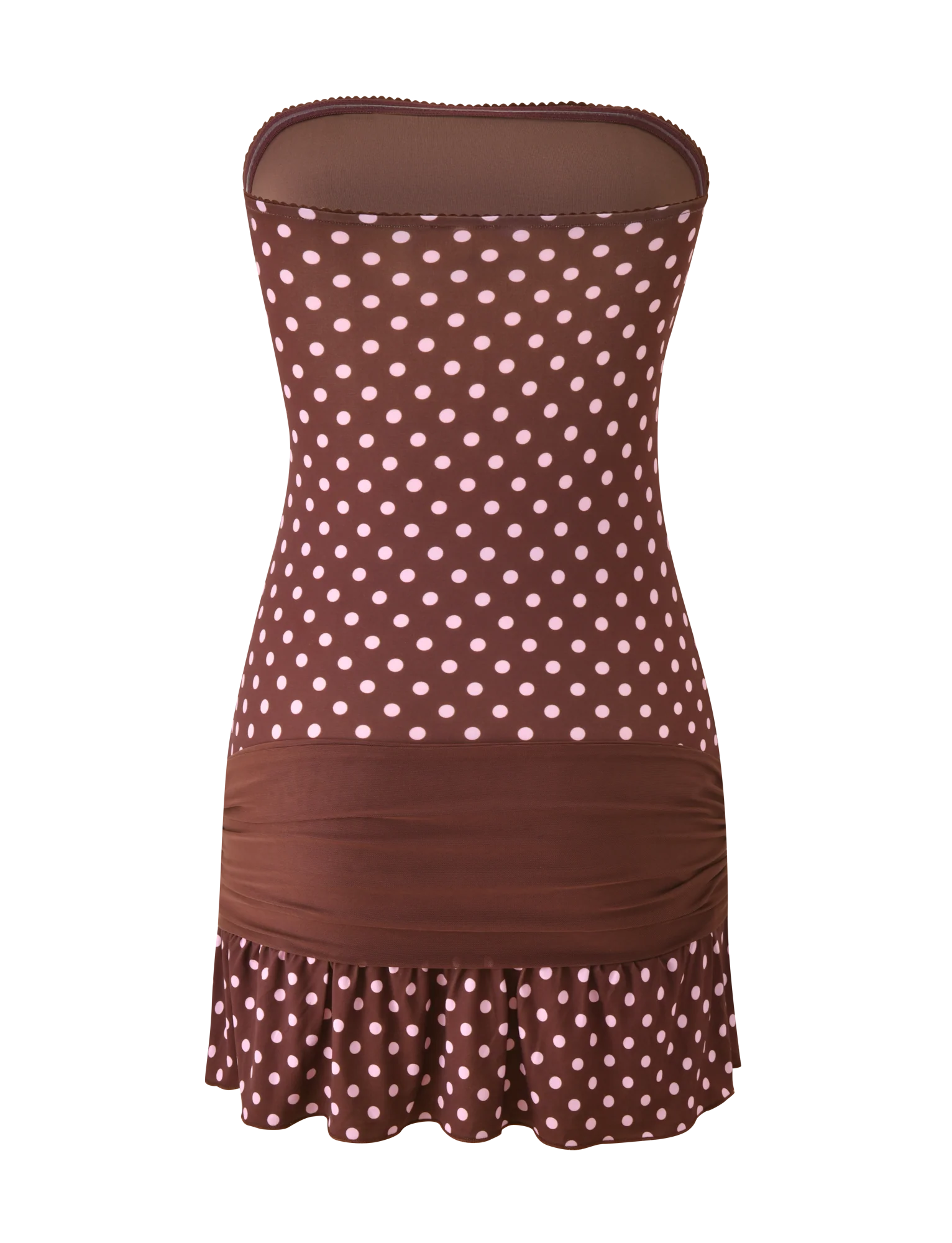 Tove Mini Dress - Chocolate Polka Dot