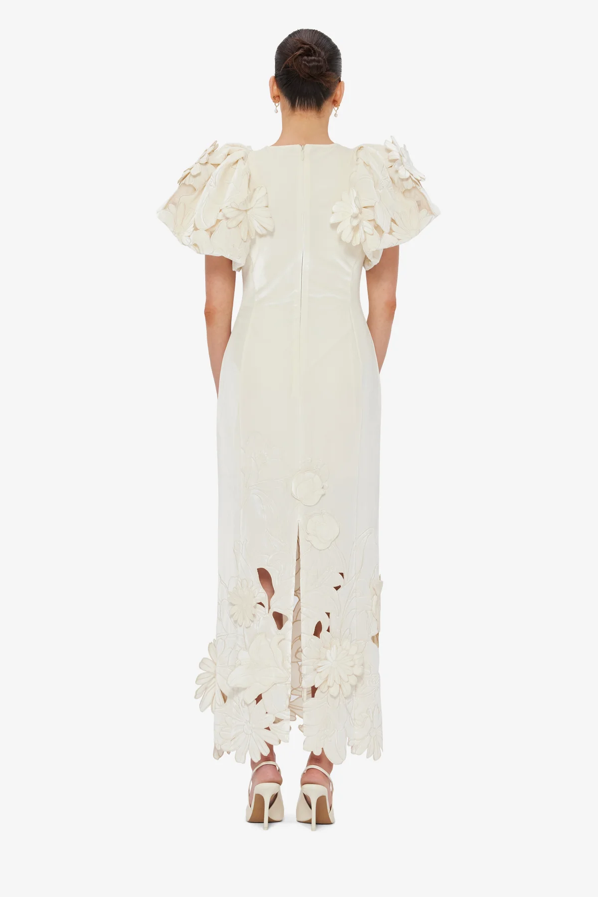 Lucinda Velvet Maxi Dress - Snow