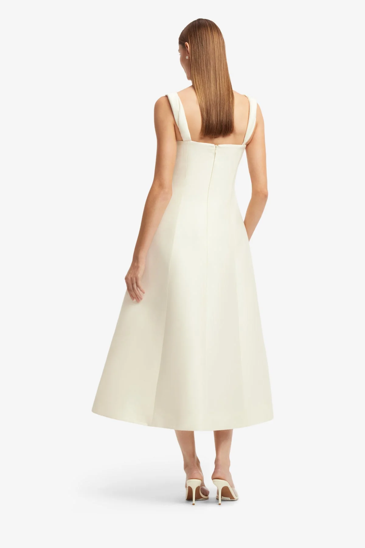 Beatrice Embellished Wool Midi Dress - Wildflower