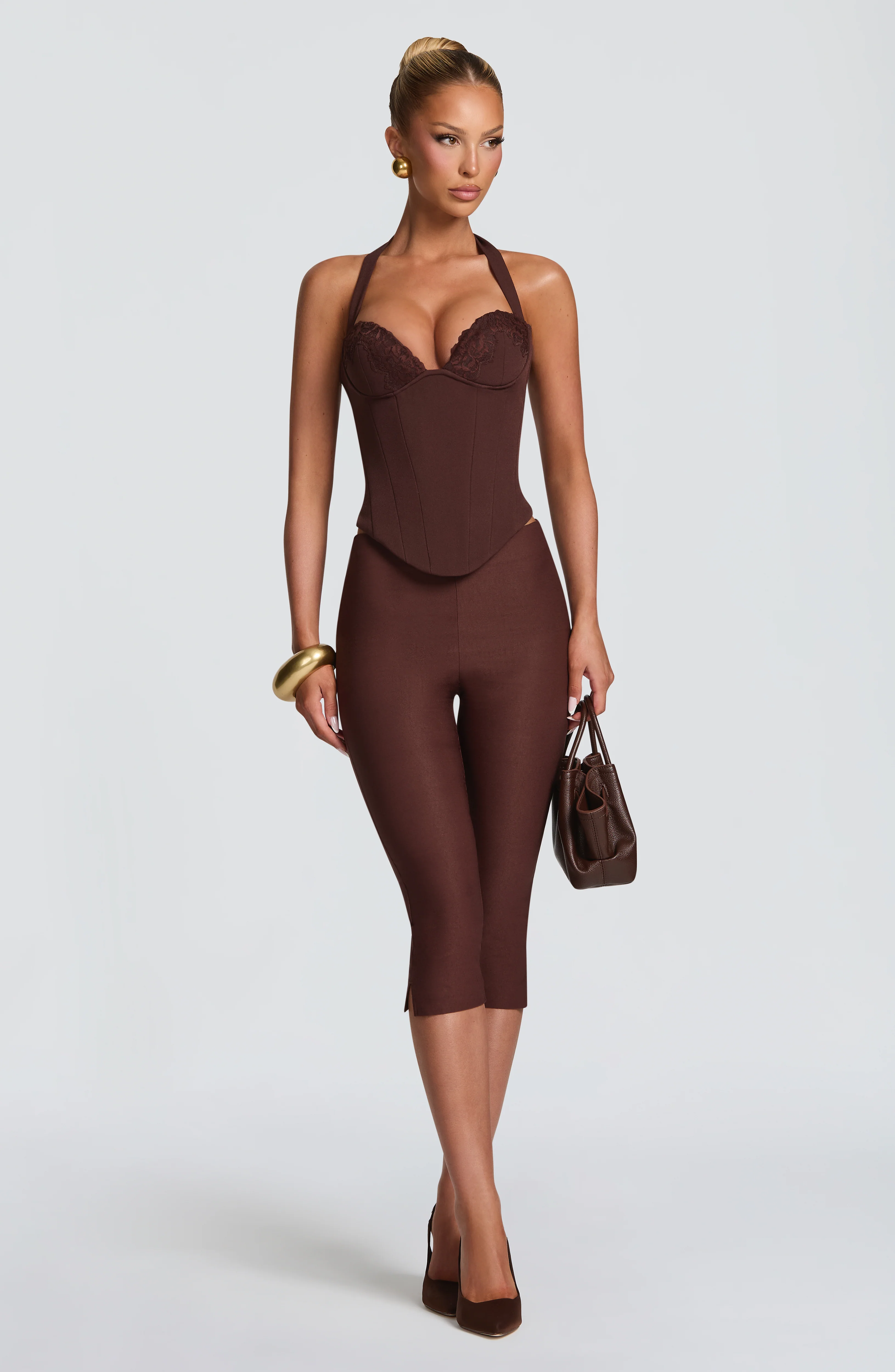 Cassia Top - Plum Brown