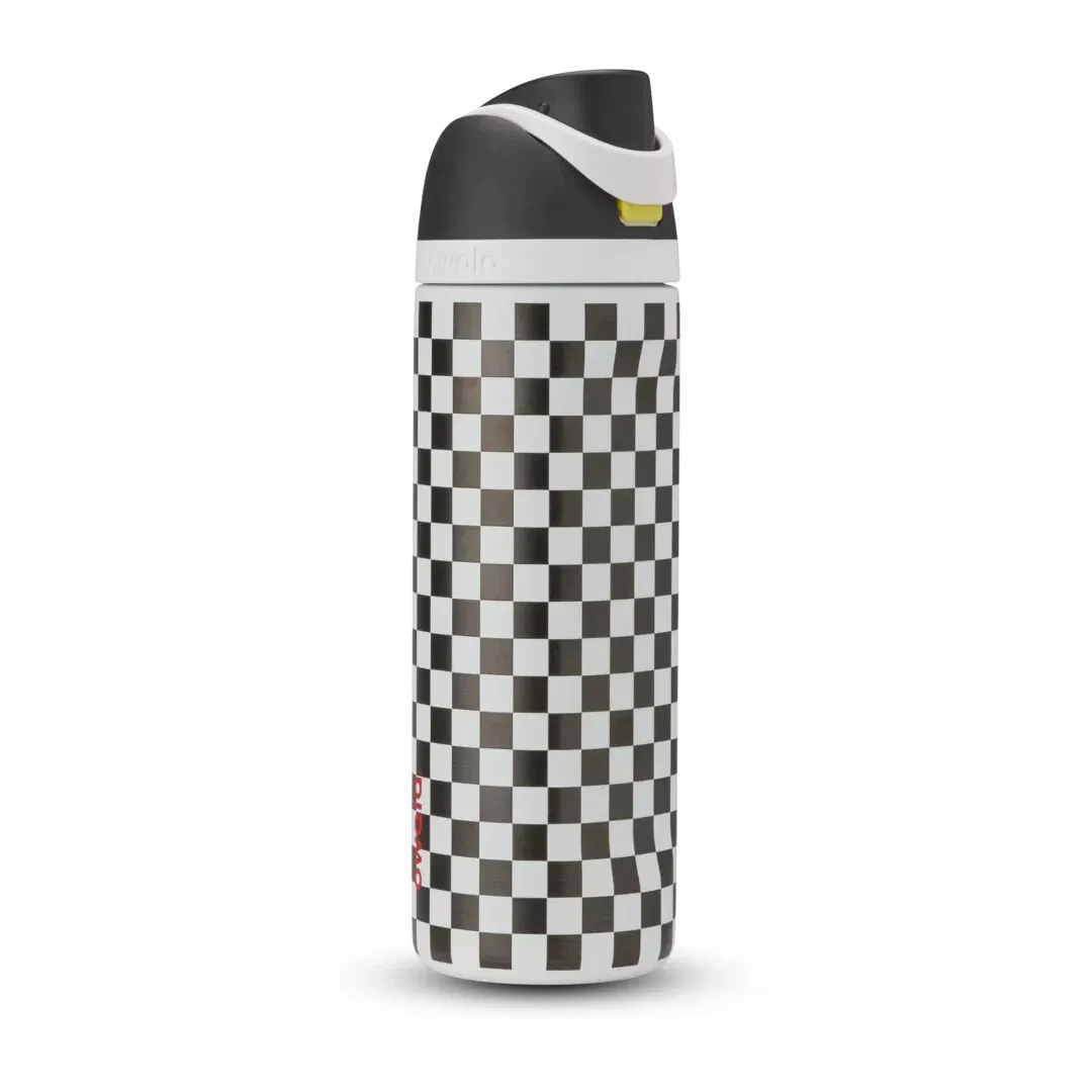 Owala Birthday Bash 24 Oz Later Skater Black And White Checker