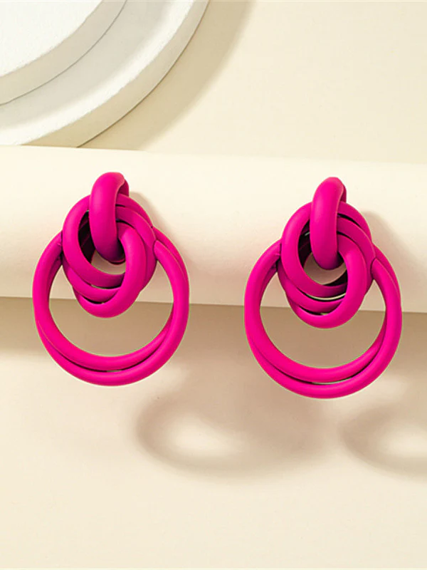 Geometric Drop Earrings