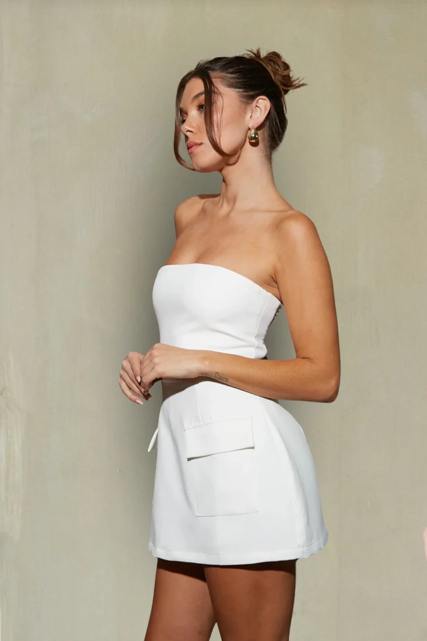 Margaret Romper Mini Dress - luluinthesky