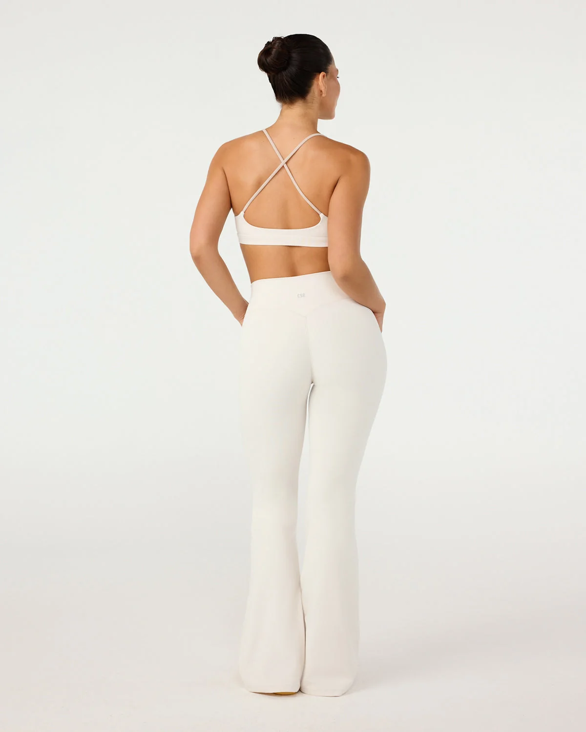 Form Invisible Scrunch Flare Leggings Tall | Vanilla